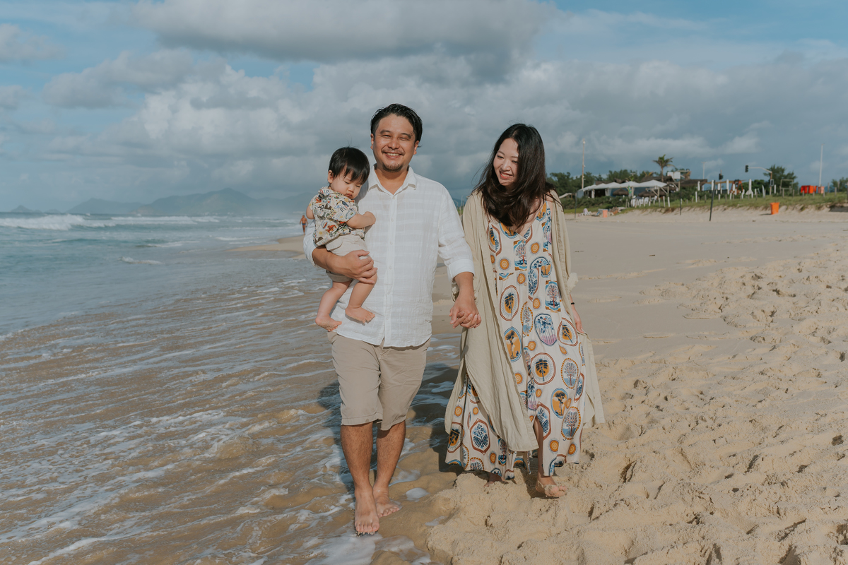 fotografia fotografa ensaio externo familia praia barra da Tijuca rio de janeiro rj sessão fotos 
