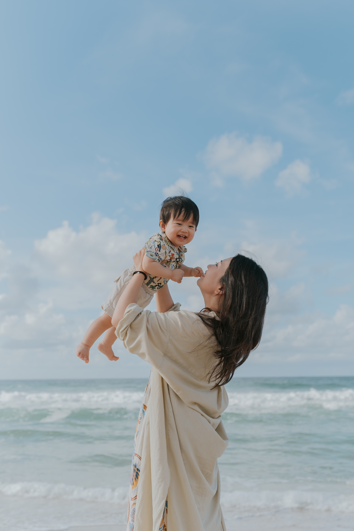 fotografia fotografa ensaio externo familia praia barra da Tijuca rio de janeiro rj sessão fotos 