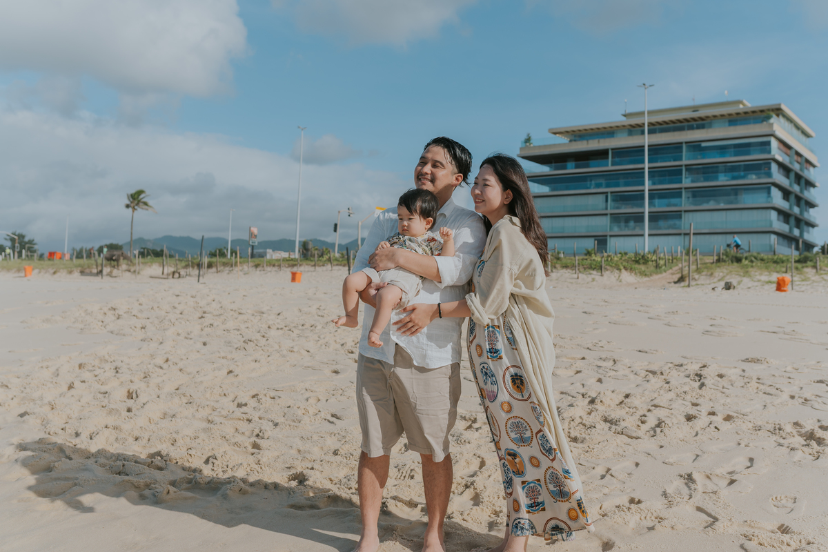 fotografia fotografa ensaio externo familia praia barra da Tijuca rio de janeiro rj sessão fotos 