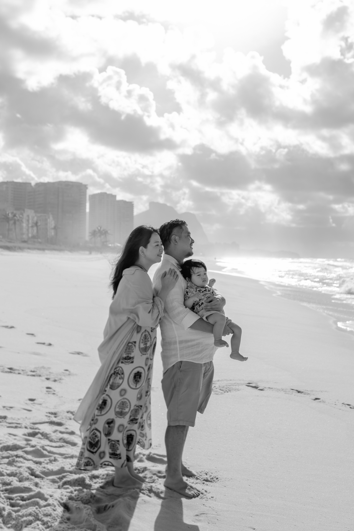 fotografia fotografa ensaio externo familia praia barra da Tijuca rio de janeiro rj sessão fotos 