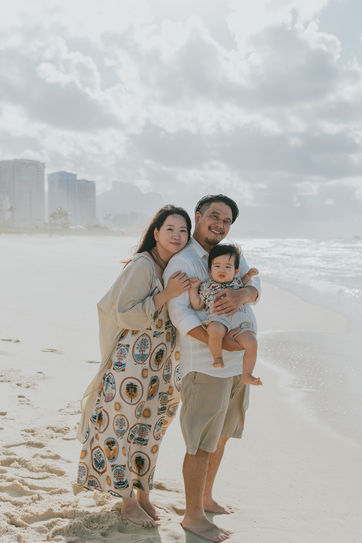 fotografia fotografa ensaio externo familia praia barra da Tijuca rio de janeiro rj sessão fotos 
