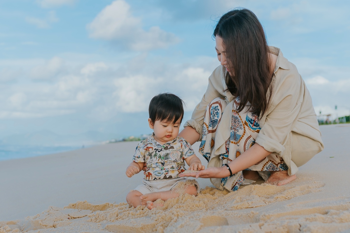 fotografia fotografa ensaio externo familia praia barra da Tijuca rio de janeiro rj sessão fotos 