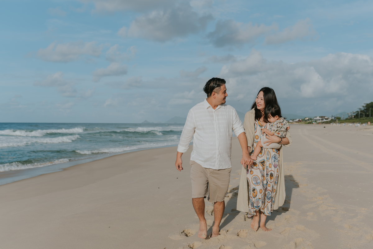 fotografia fotografa ensaio externo familia praia barra da Tijuca rio de janeiro rj sessão fotos 