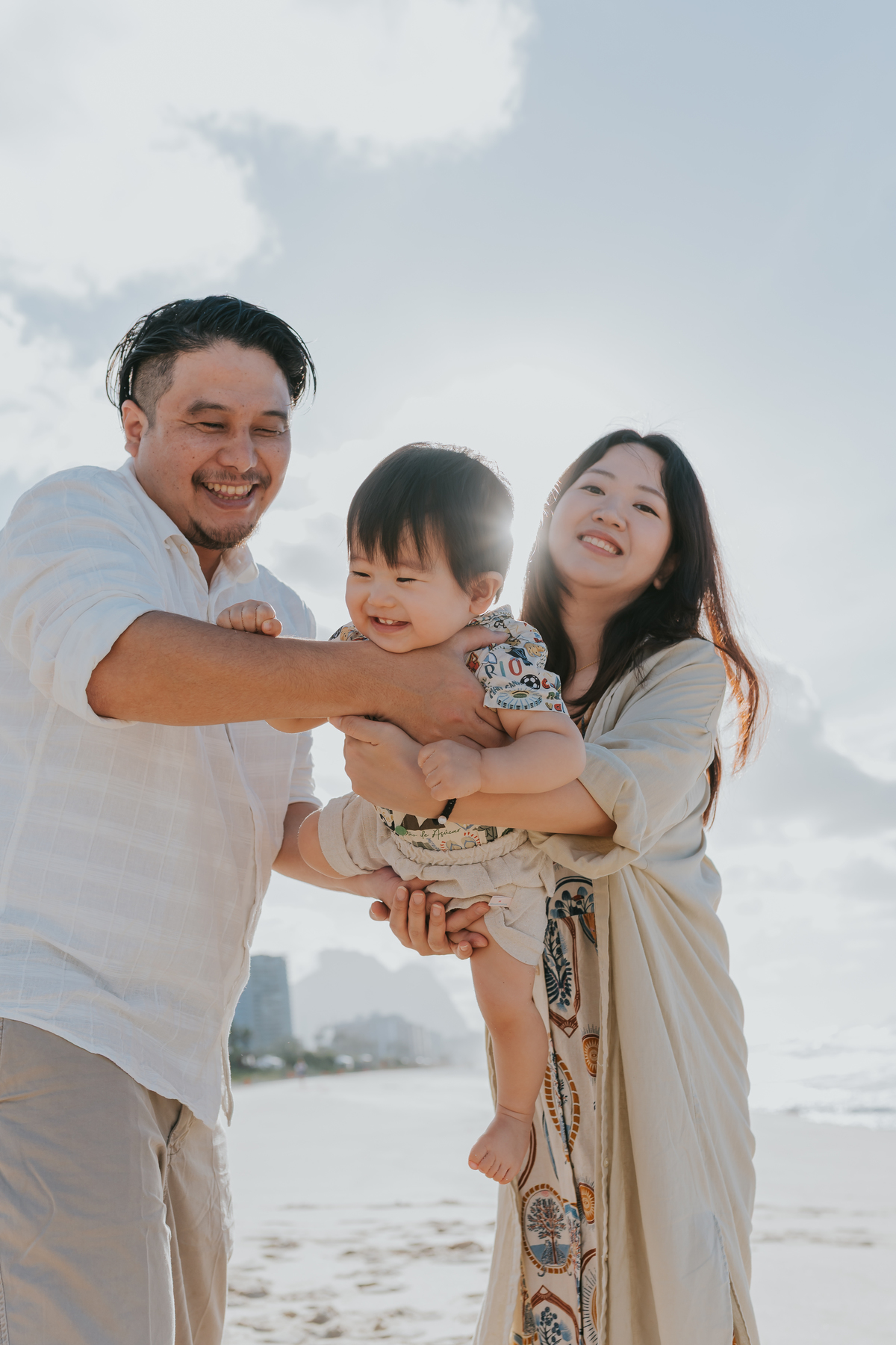 fotografia fotografa ensaio externo familia praia barra da Tijuca rio de janeiro rj sessão fotos 