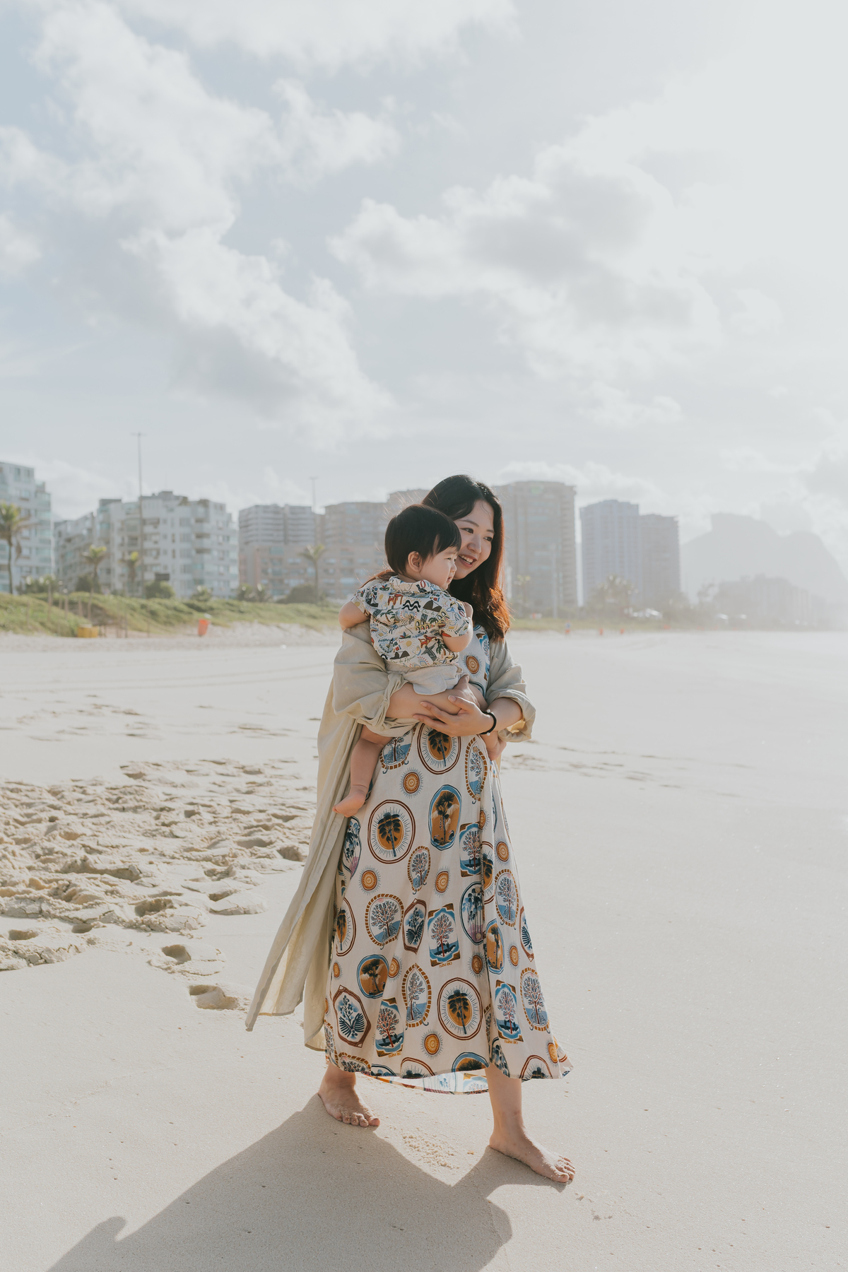 fotografia fotografa ensaio externo familia praia barra da Tijuca rio de janeiro rj sessão fotos 