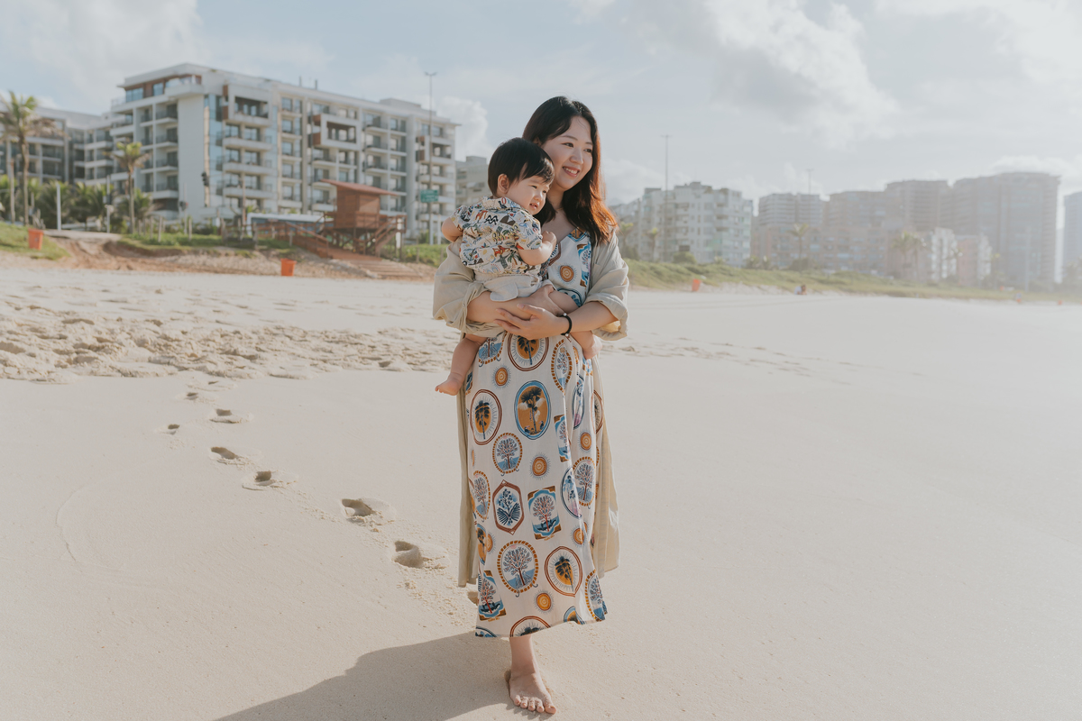 fotografia fotografa ensaio externo familia praia barra da Tijuca rio de janeiro rj sessão fotos 