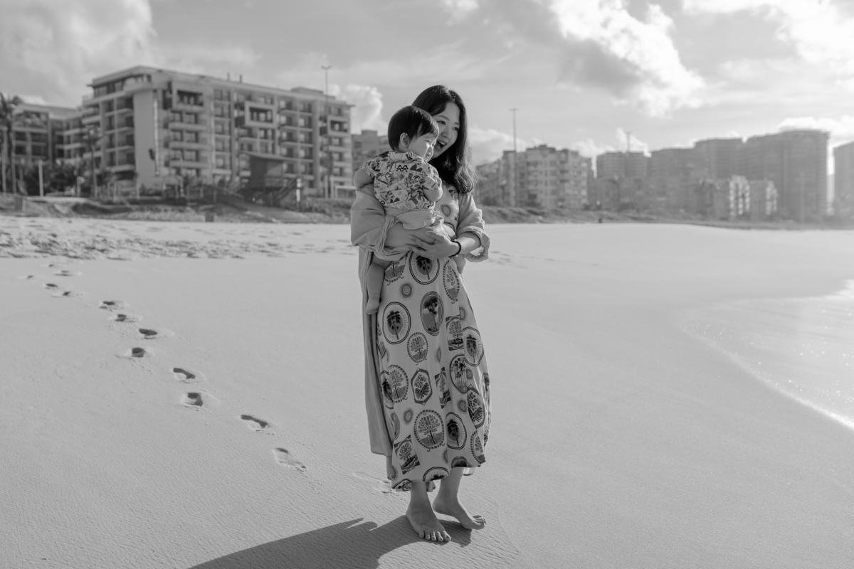 fotografia fotografa ensaio externo familia praia barra da Tijuca rio de janeiro rj sessão fotos 