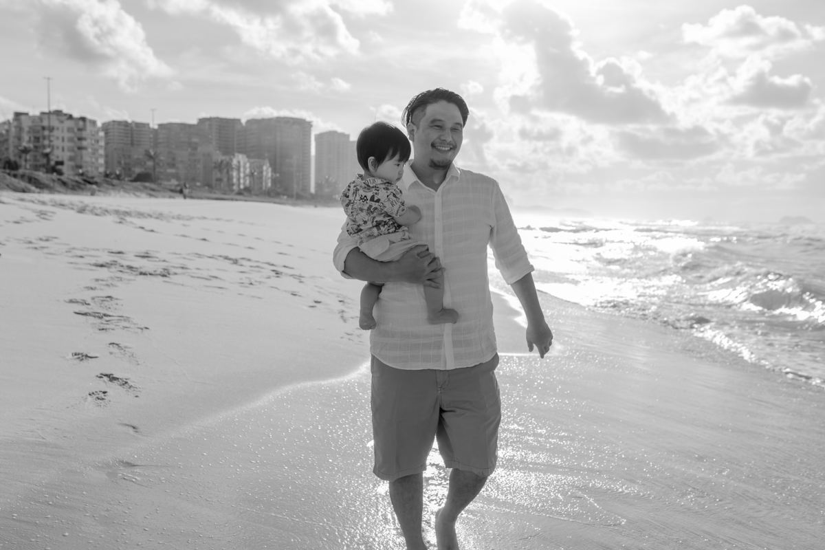 fotografia fotografa ensaio externo familia praia barra da Tijuca rio de janeiro rj sessão fotos 