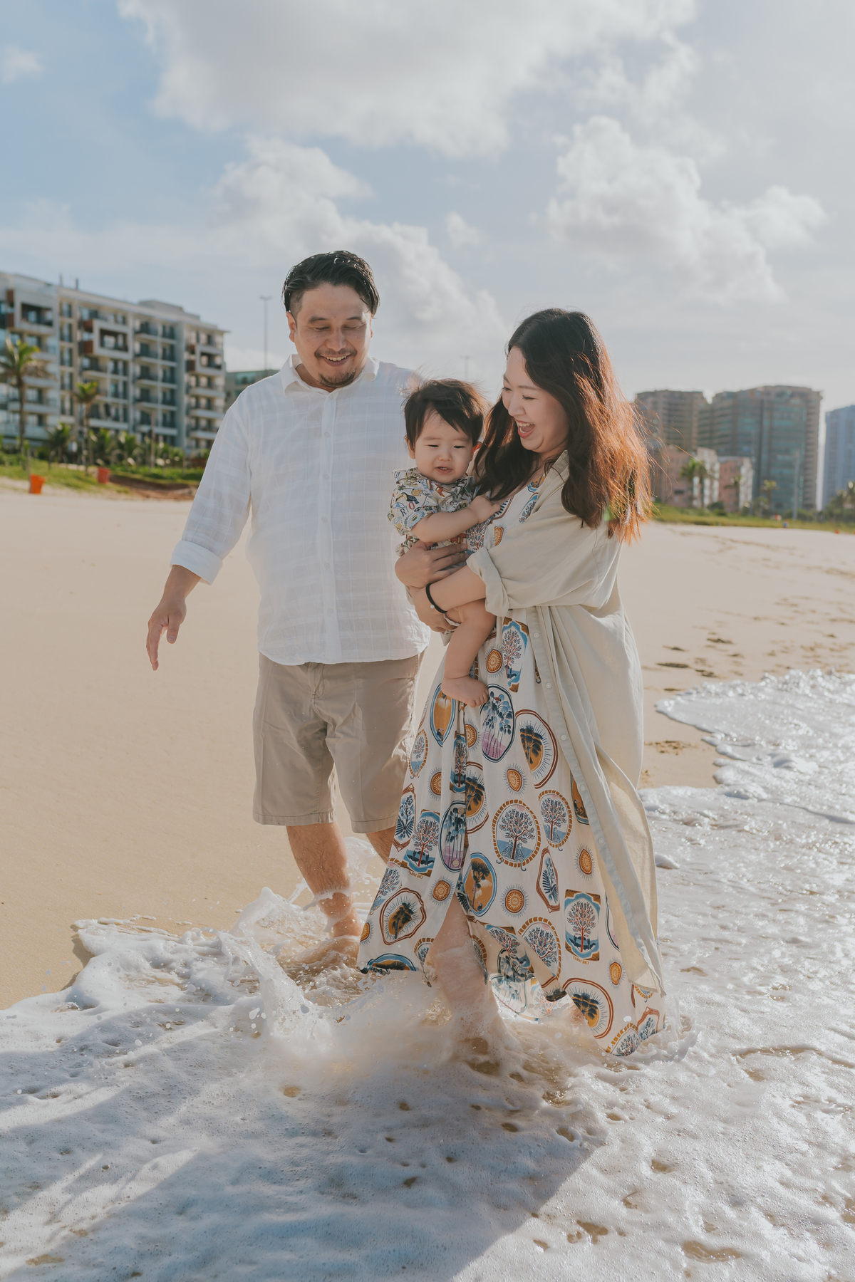 fotografia fotografa ensaio externo familia praia barra da Tijuca rio de janeiro rj sessão fotos 
