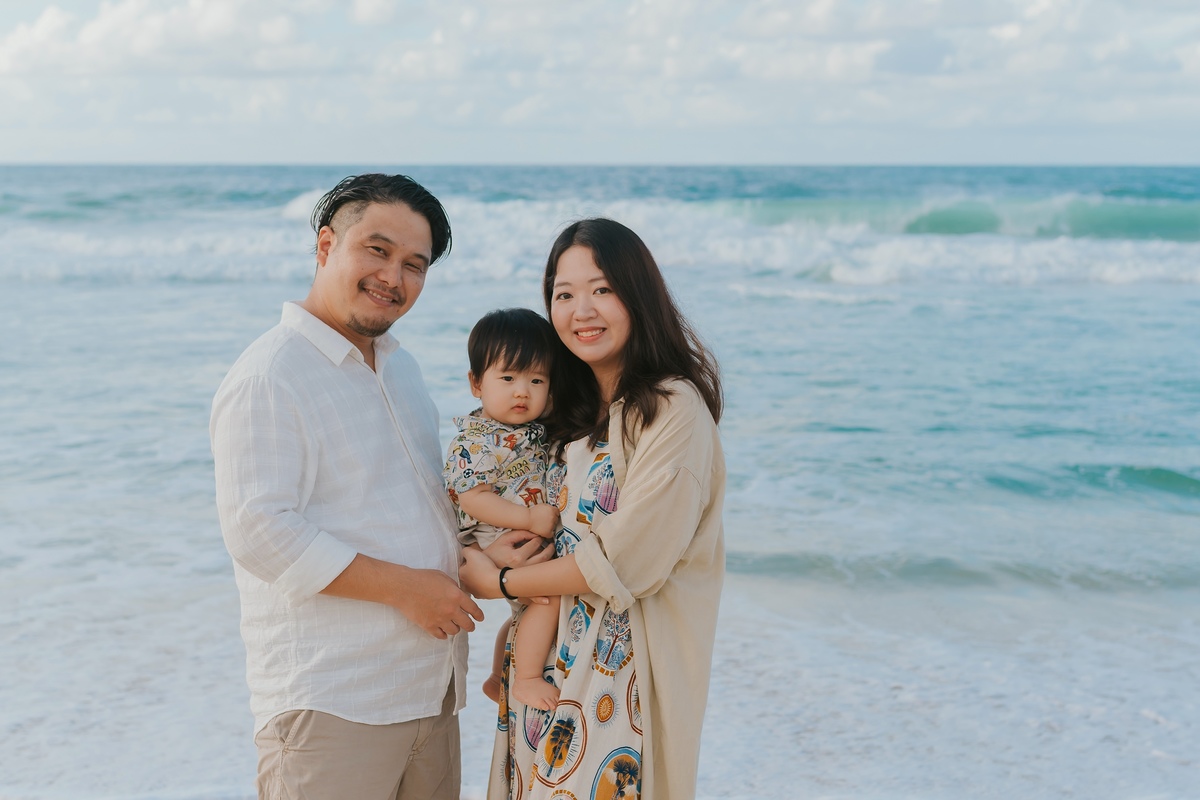 fotografia fotografa ensaio externo familia praia barra da Tijuca rio de janeiro rj sessão fotos 