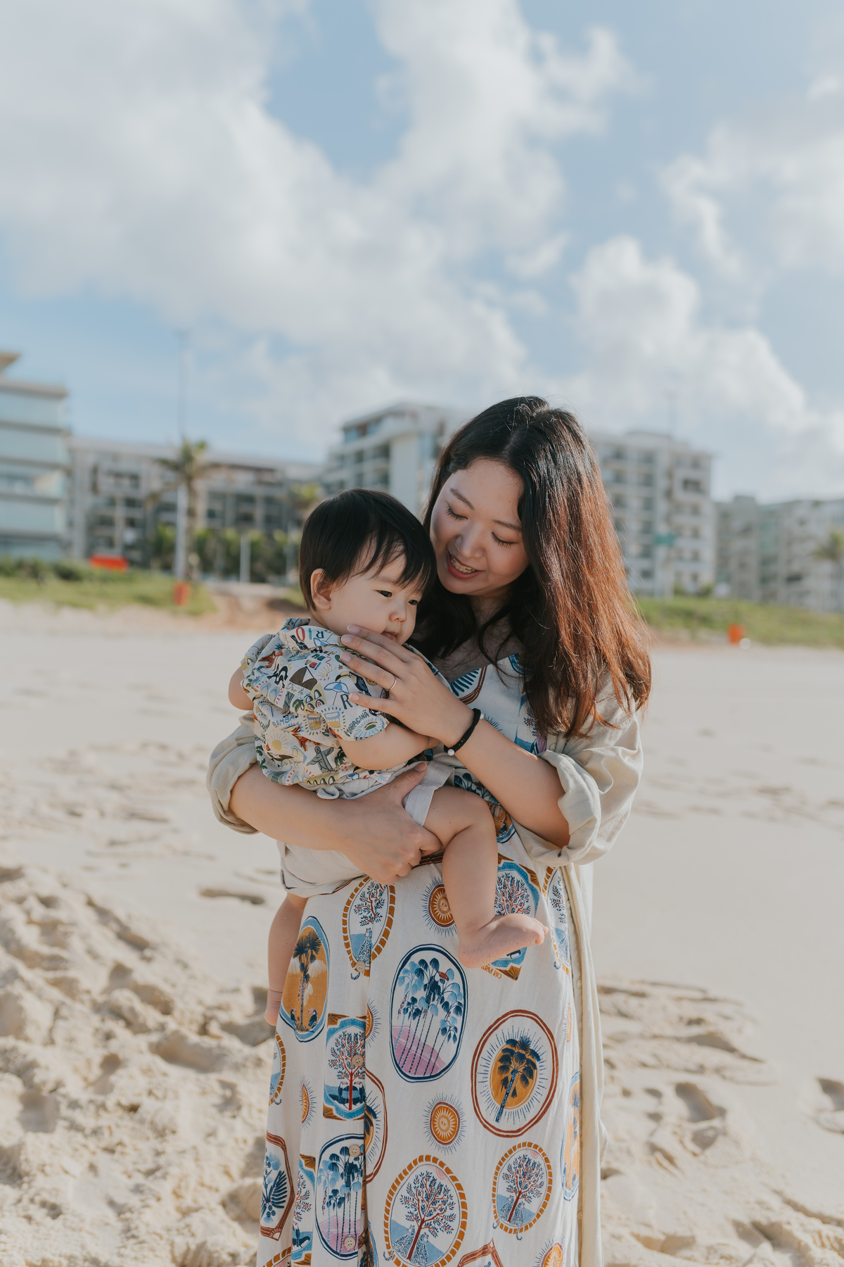 fotografia fotografa ensaio externo familia praia barra da Tijuca rio de janeiro rj sessão fotos 