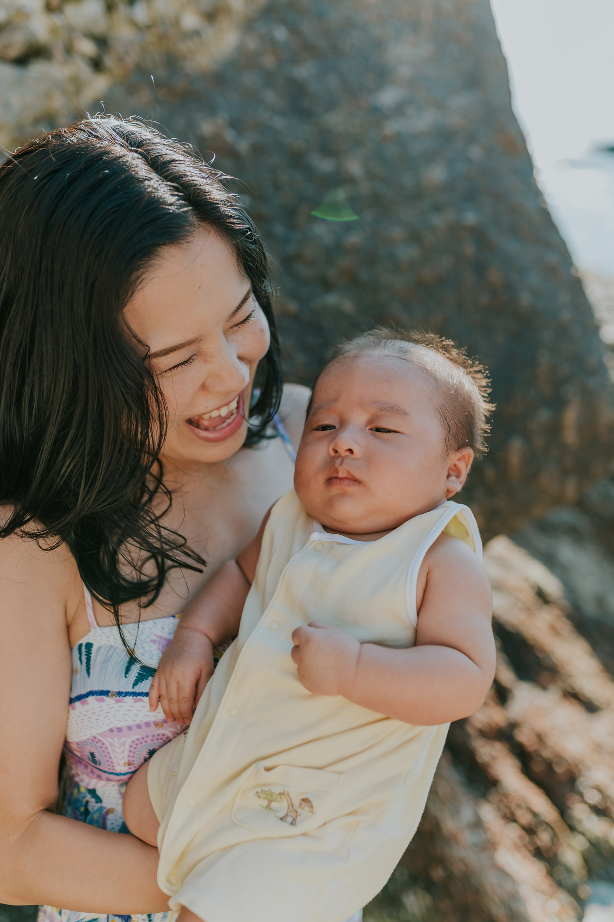 fotografia fotografa familia externo praia vermelha urca Rio de Janeiro rj crianças japonesas 