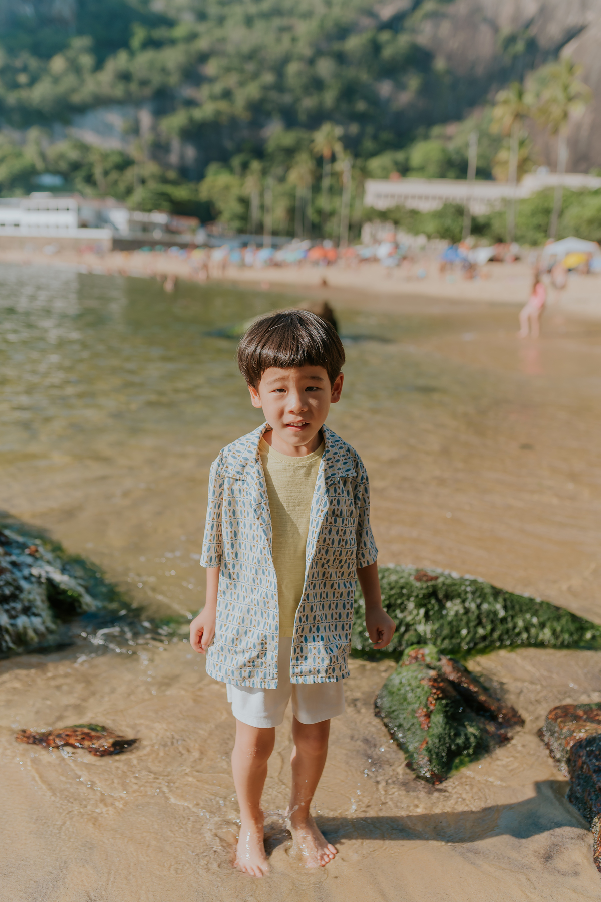 fotografia fotografa familia externo praia vermelha urca Rio de Janeiro rj crianças japonesas 
