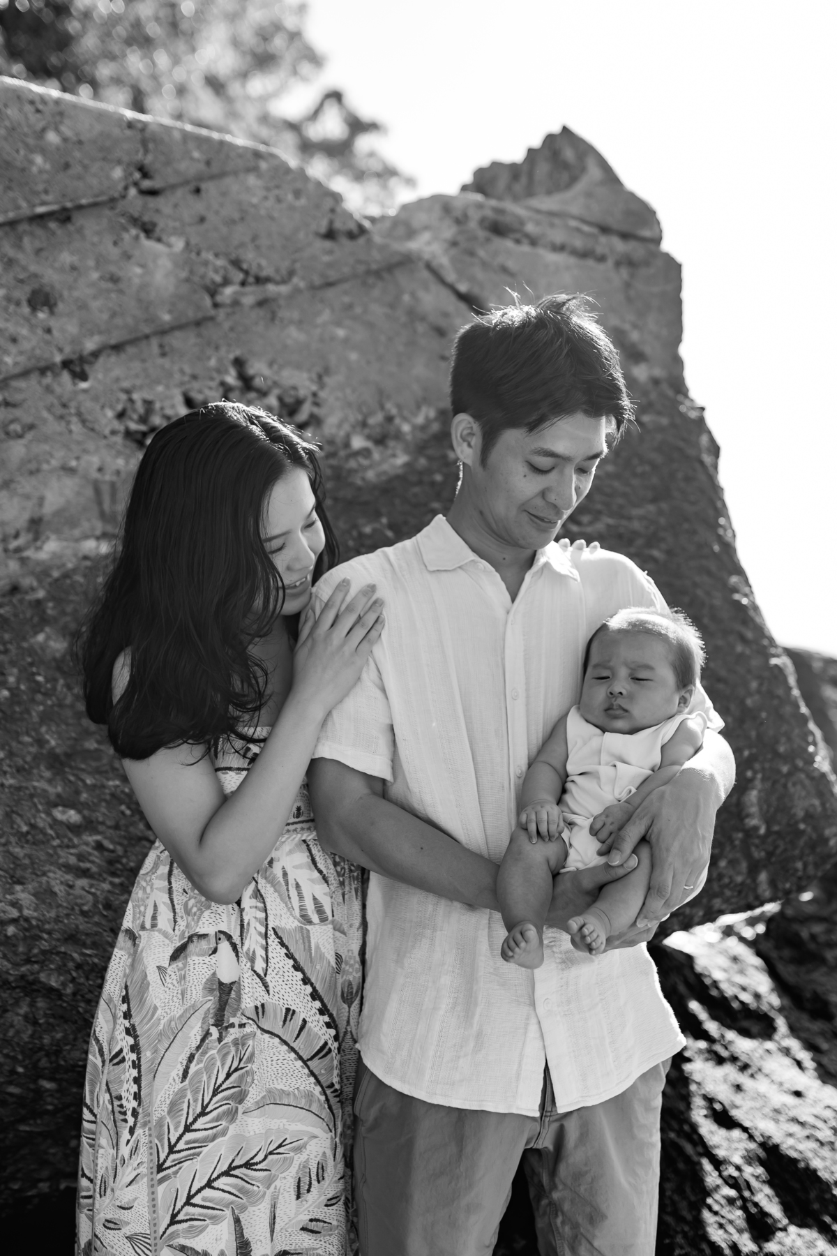 fotografia fotografa familia externo praia vermelha urca Rio de Janeiro rj crianças japonesas 