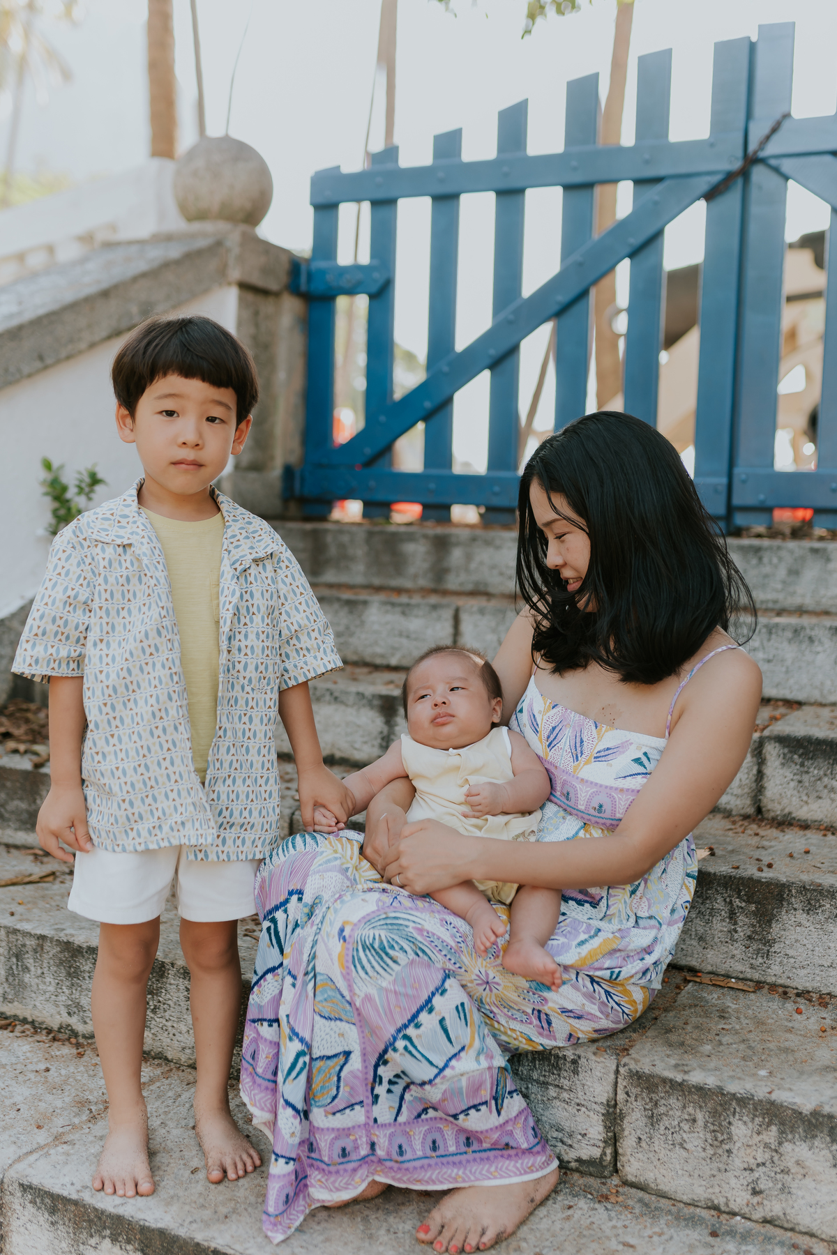 fotografia fotografa familia externo praia vermelha urca Rio de Janeiro rj crianças japonesas 