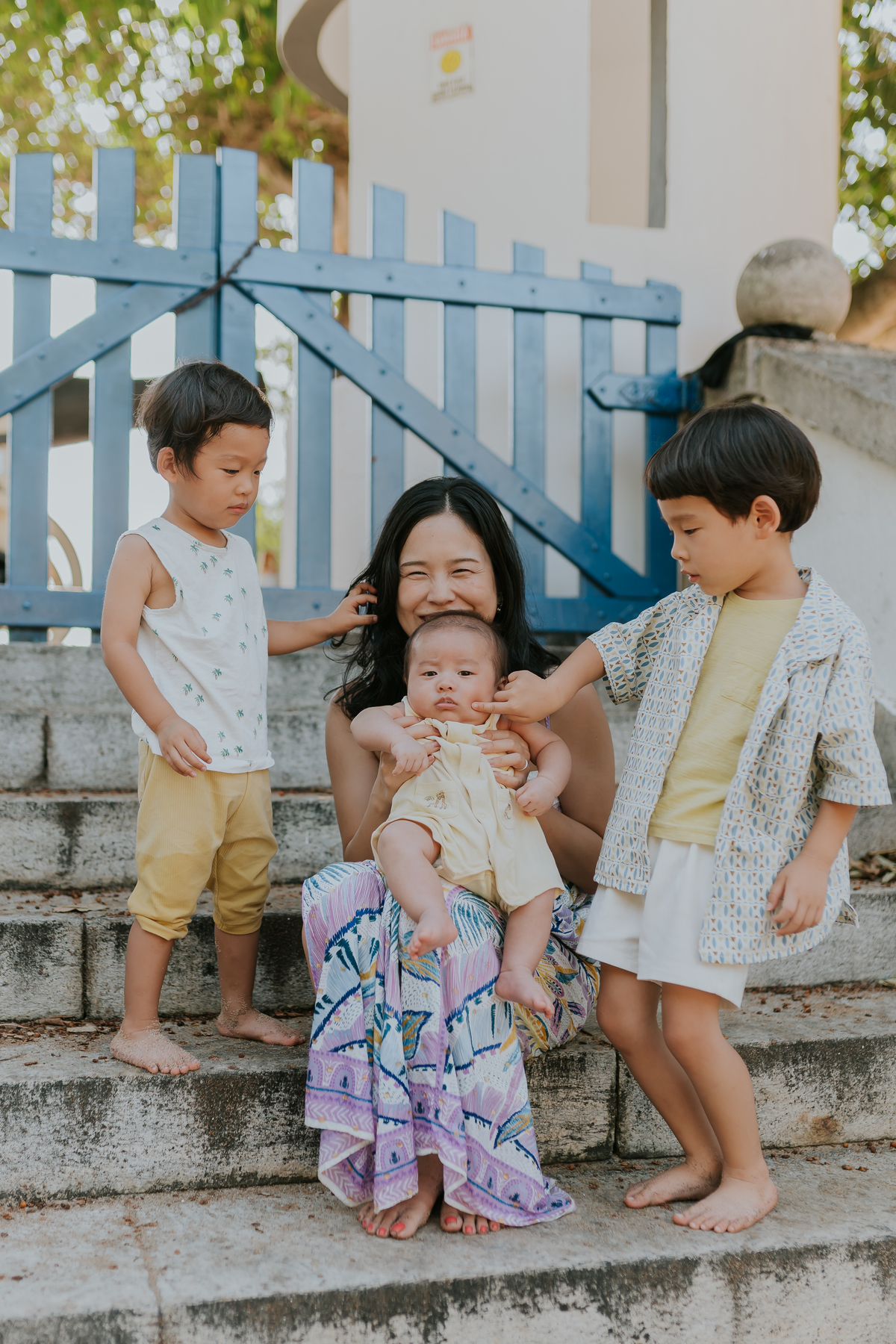 fotografia fotografa familia externo praia vermelha urca Rio de Janeiro rj crianças japonesas 