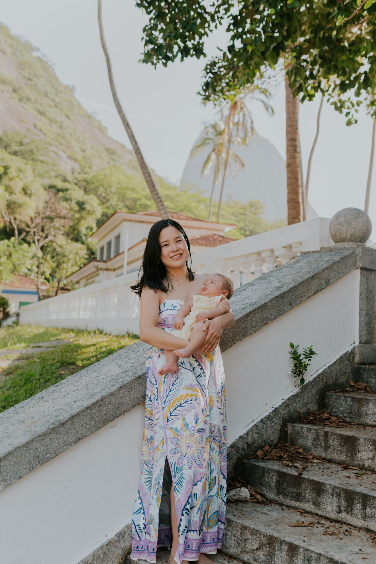 fotografia fotografa familia externo praia vermelha urca Rio de Janeiro rj crianças japonesas 