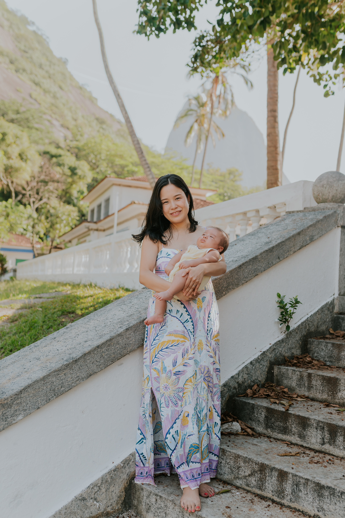 fotografia fotografa familia externo praia vermelha urca Rio de Janeiro rj crianças japonesas 