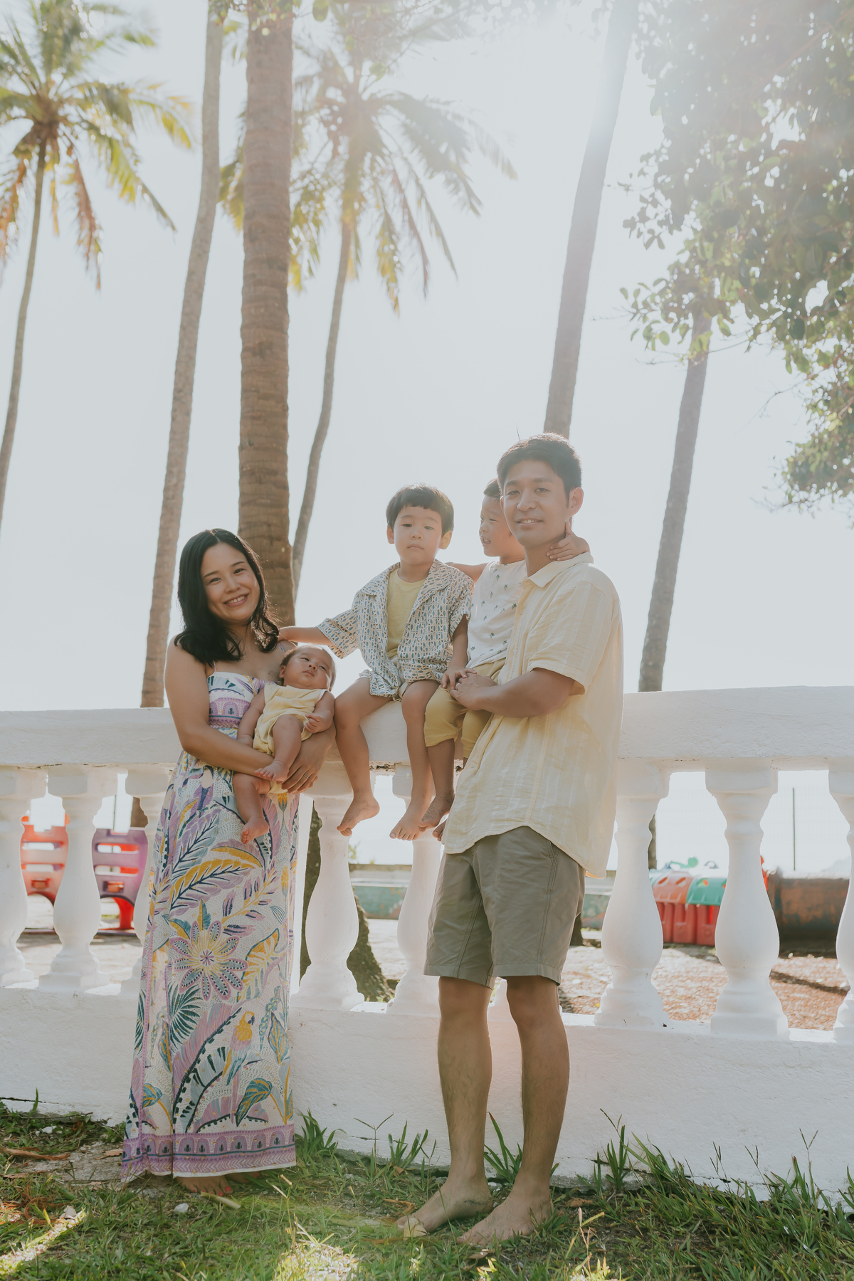 fotografia fotografa familia externo praia vermelha urca Rio de Janeiro rj crianças japonesas 