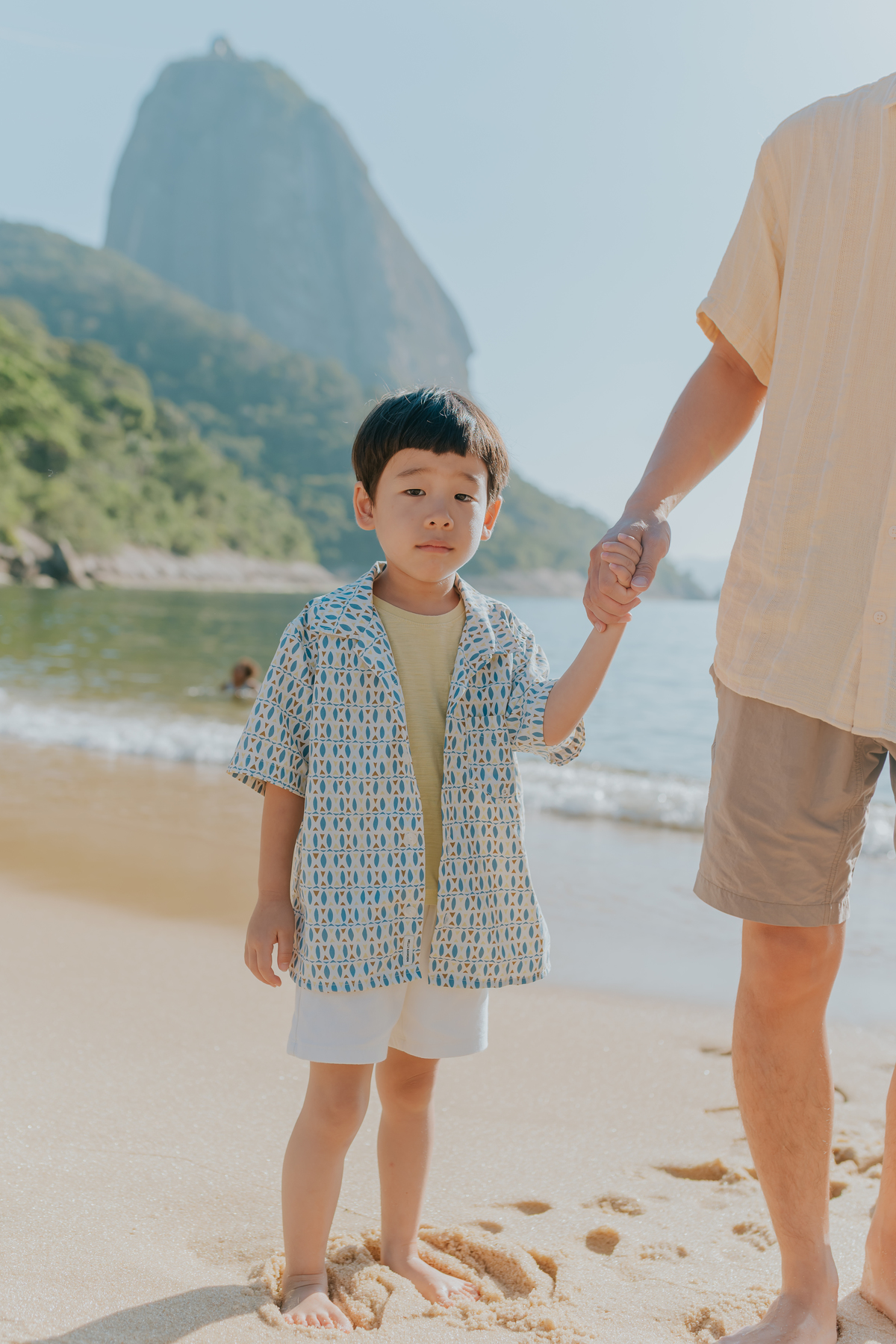 fotografia fotografa familia externo praia vermelha urca Rio de Janeiro rj crianças japonesas 