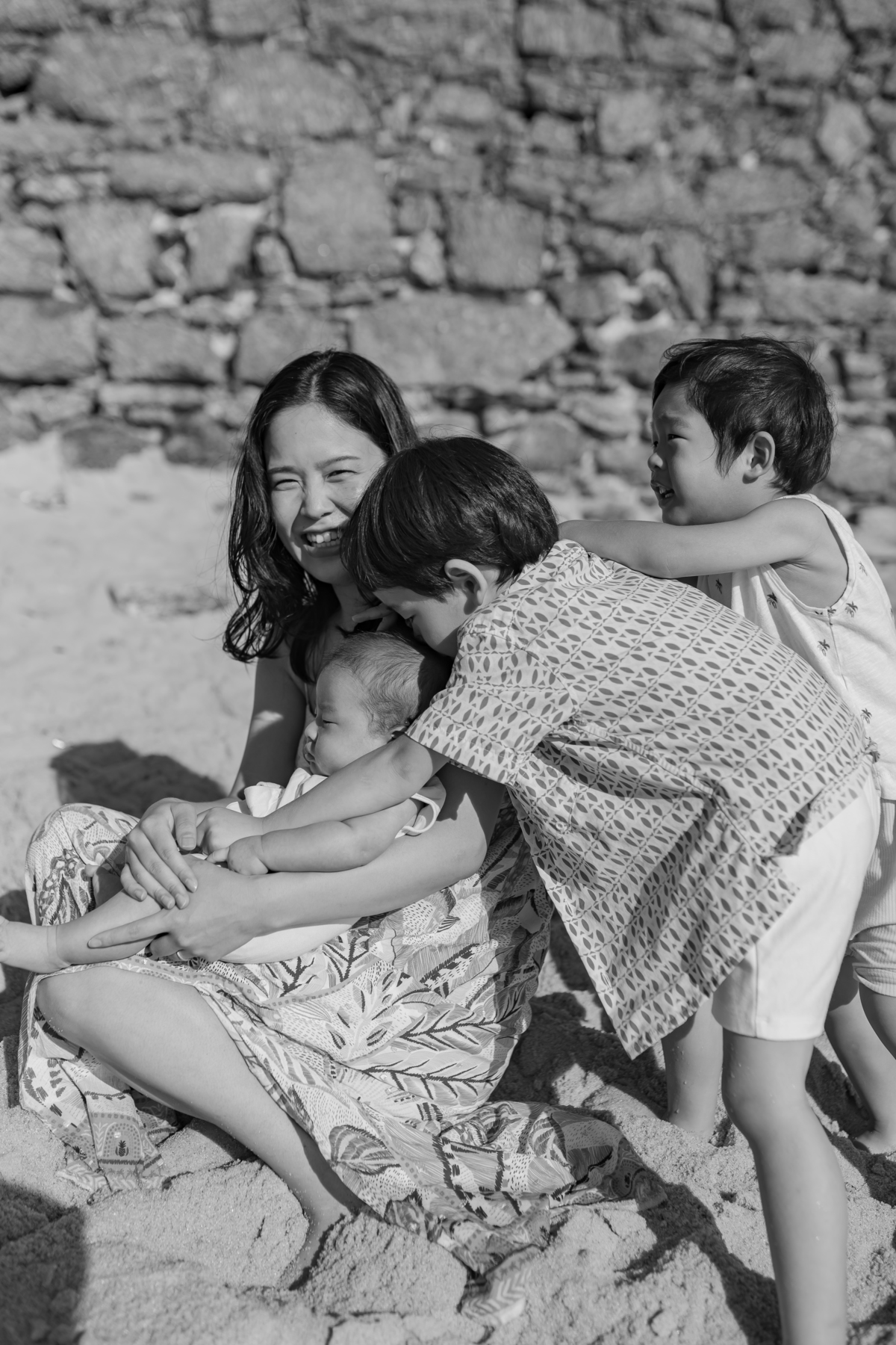 fotografia fotografa familia externo praia vermelha urca Rio de Janeiro rj crianças japonesas 