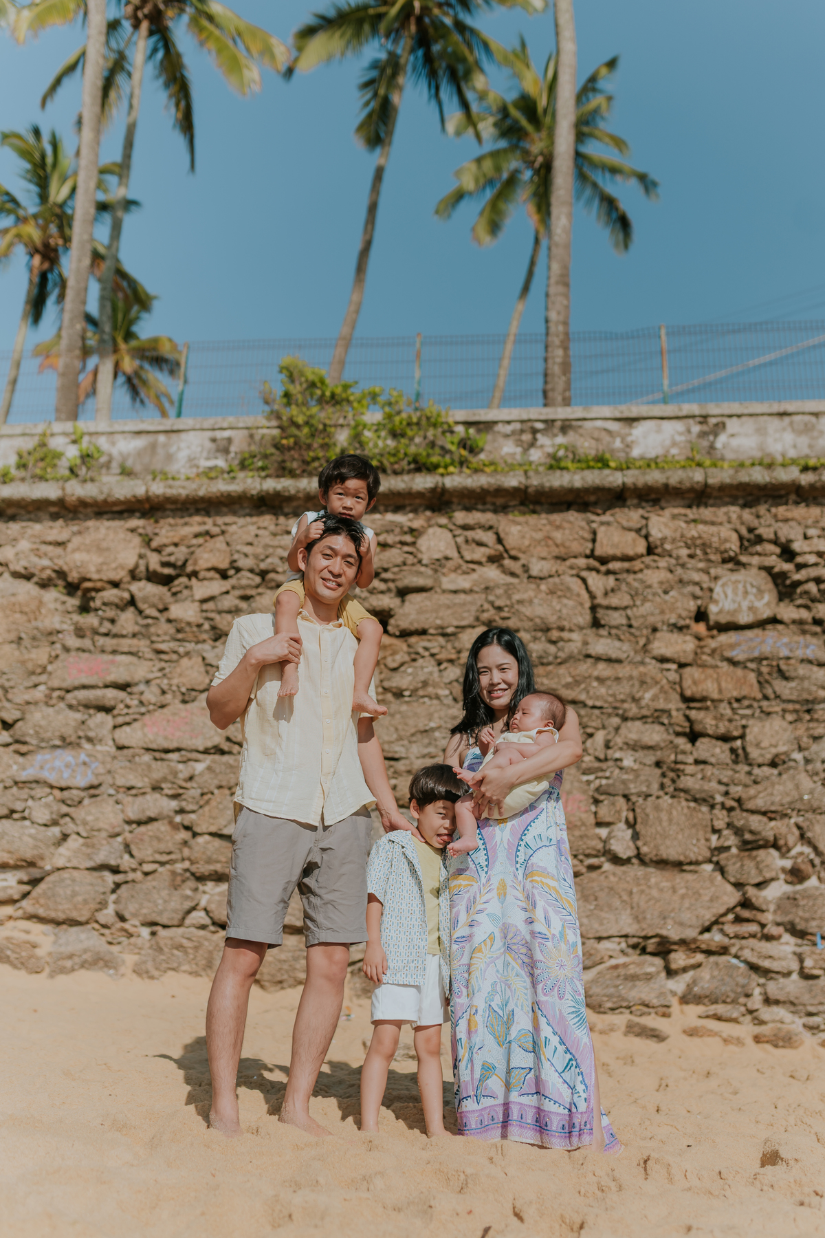 fotografia fotografa familia externo praia vermelha urca Rio de Janeiro rj crianças japonesas 
