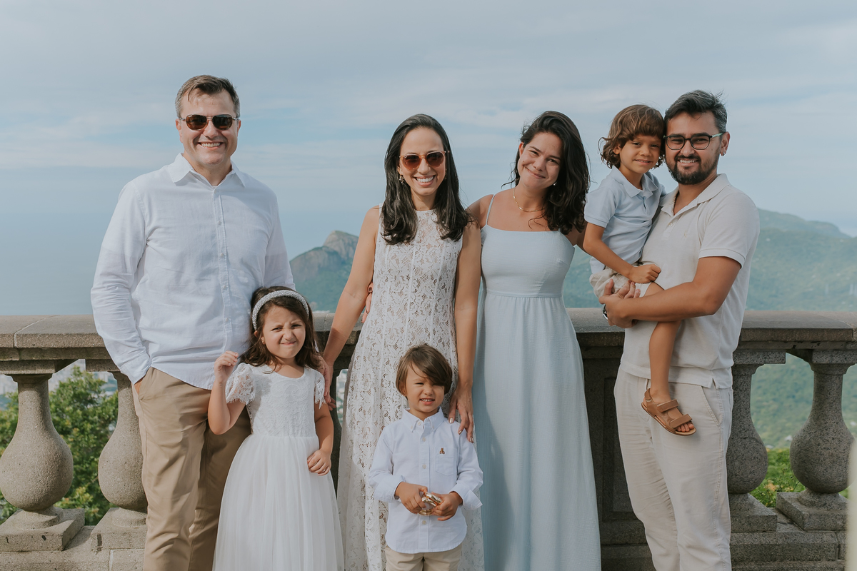 fotografia fotografa familia batizado batismo Pedro luiza irmaos cristo redentor rj rio de janeiro