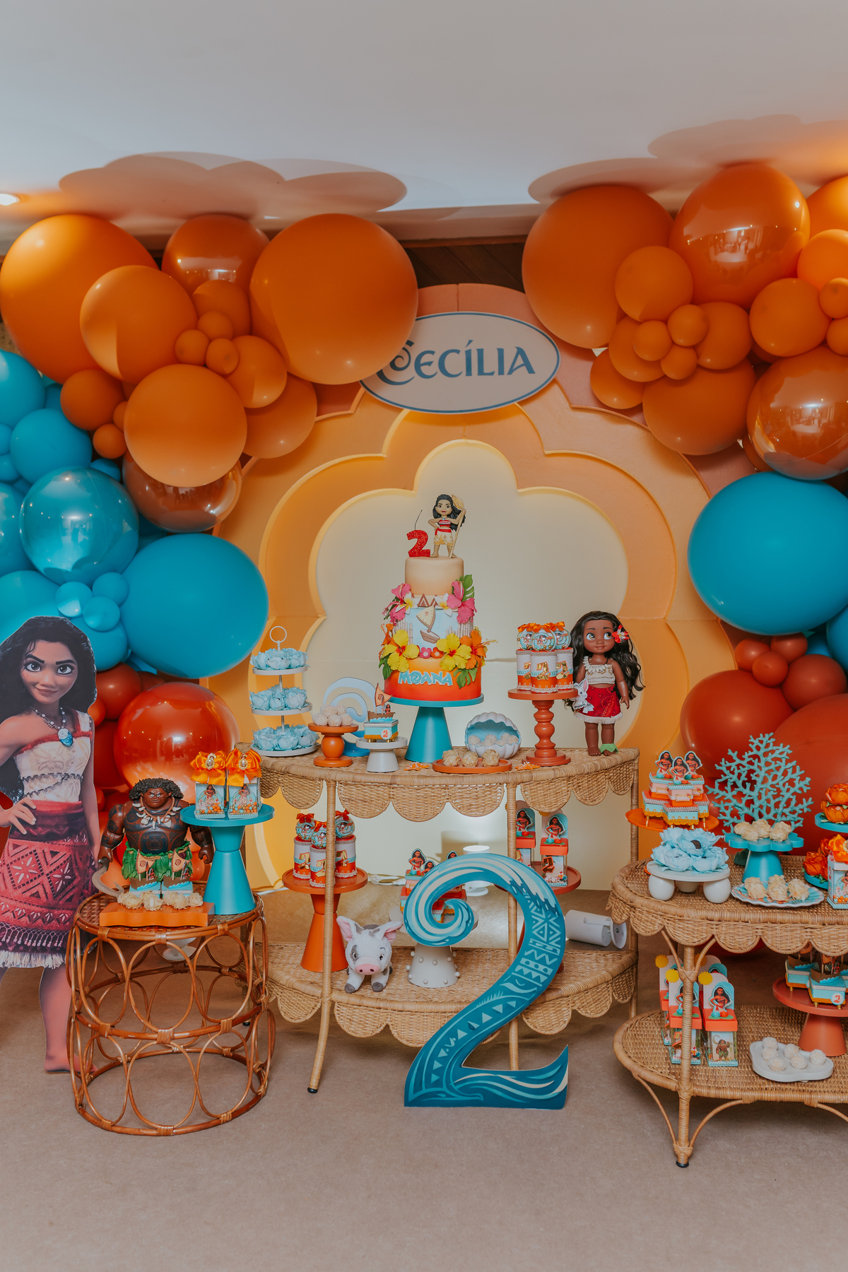 fotografia festa infantil fotografa familia Río de Janeiro Tijuca rj 2 anos Cecilia tema Moana play bruna Guerson 