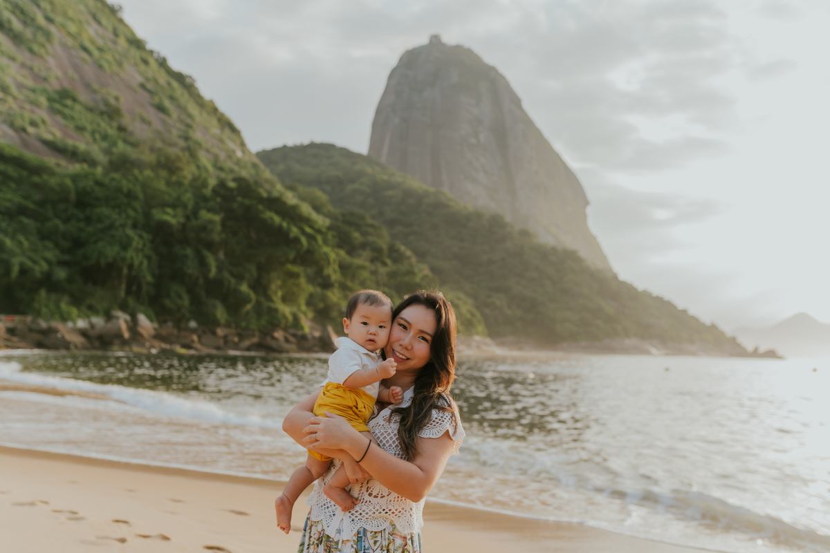 fotografia fotografa ensaio sessão externa na praia vermelha urca Rio de Janeiro rj bruna Guerson japoneses 