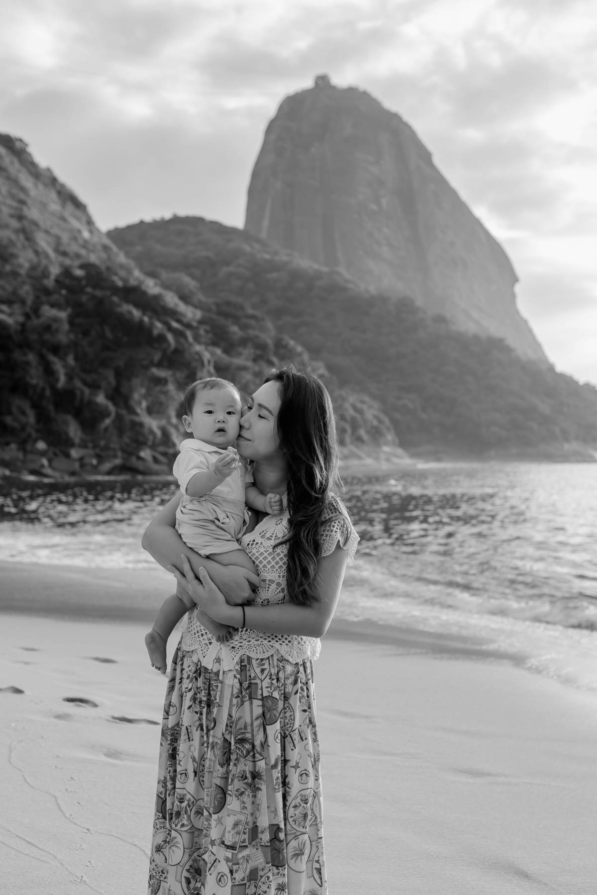 fotografia fotografa ensaio sessão externa na praia vermelha urca Rio de Janeiro rj bruna Guerson japoneses 