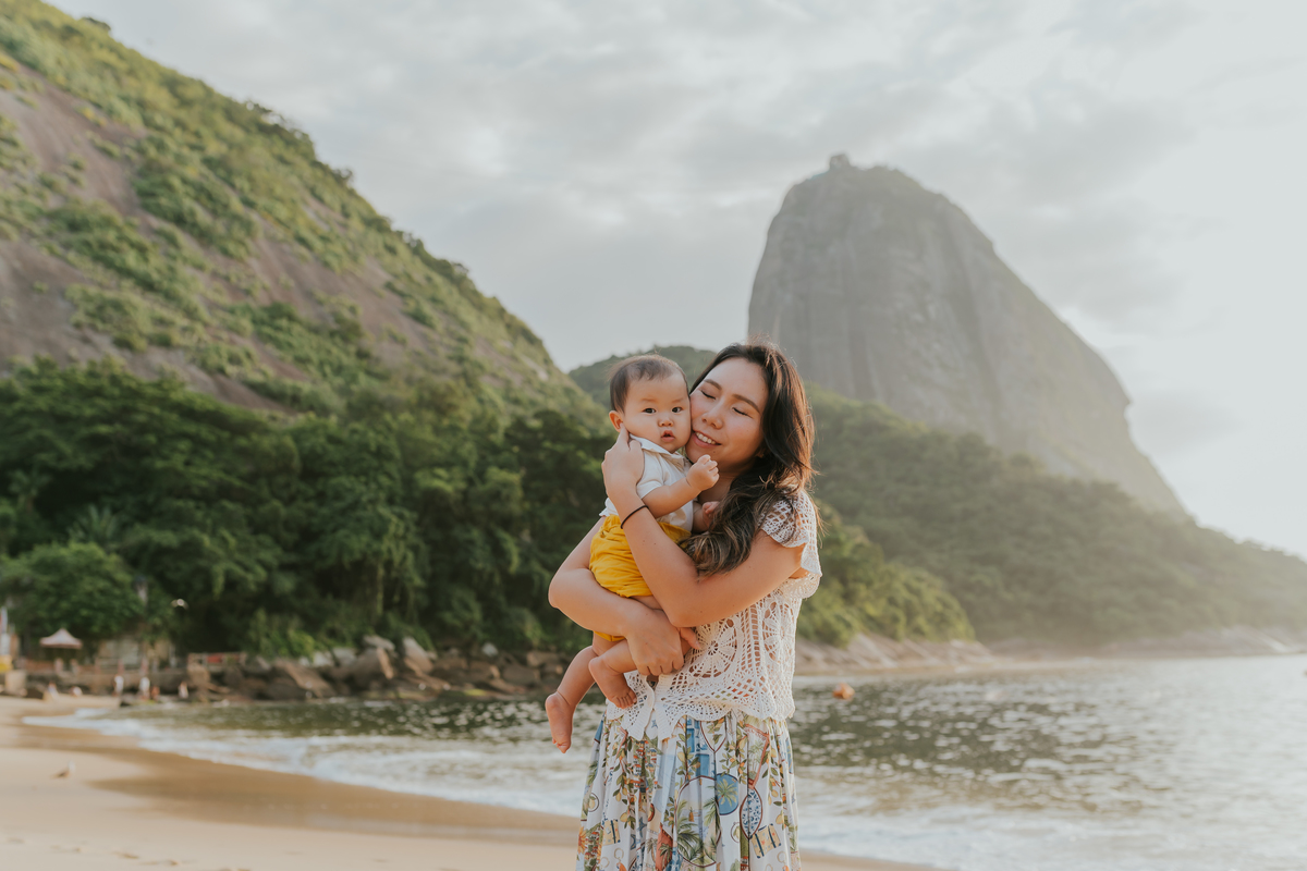 fotografia fotografa ensaio sessão externa na praia vermelha urca Rio de Janeiro rj bruna Guerson japoneses 