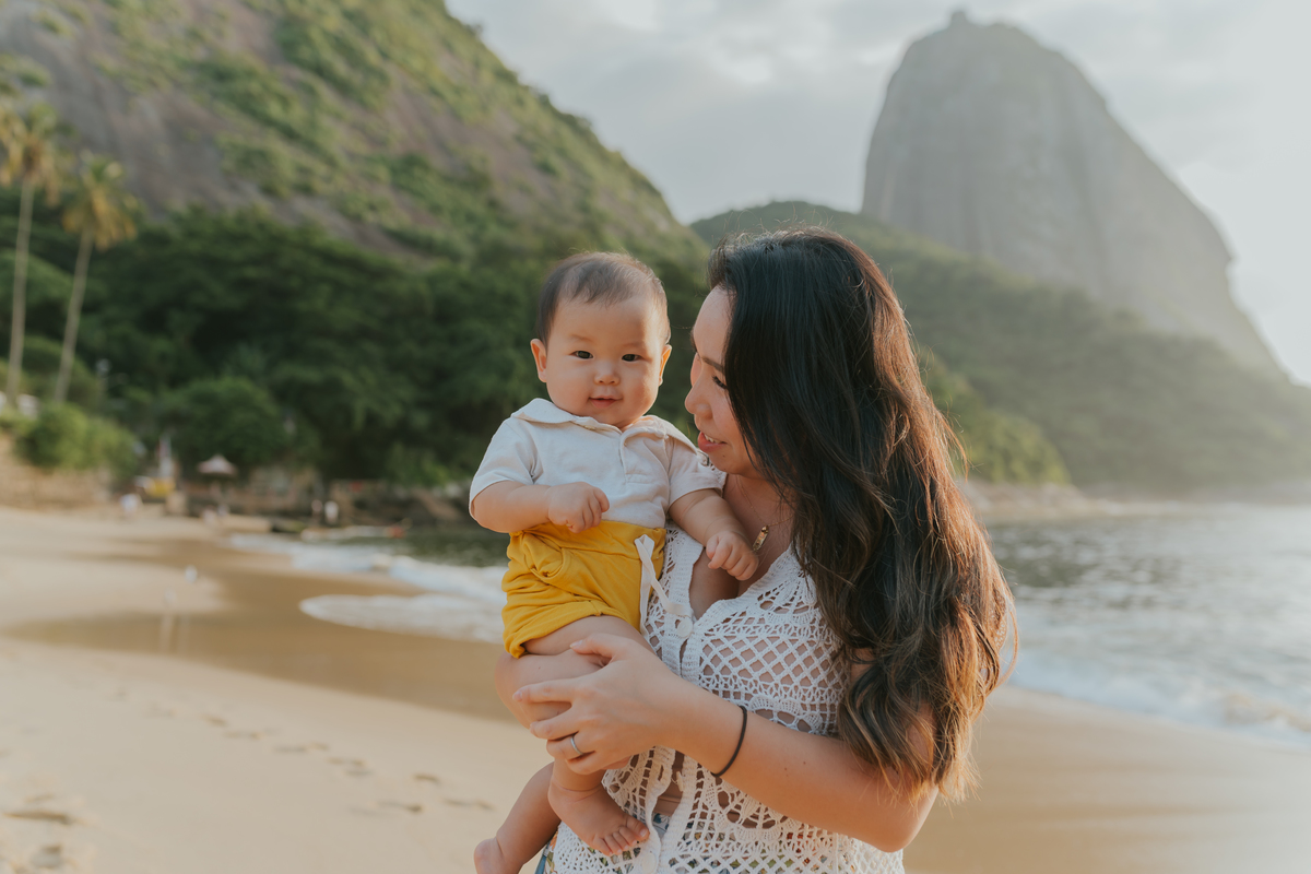 fotografia fotografa ensaio sessão externa na praia vermelha urca Rio de Janeiro rj bruna Guerson japoneses 