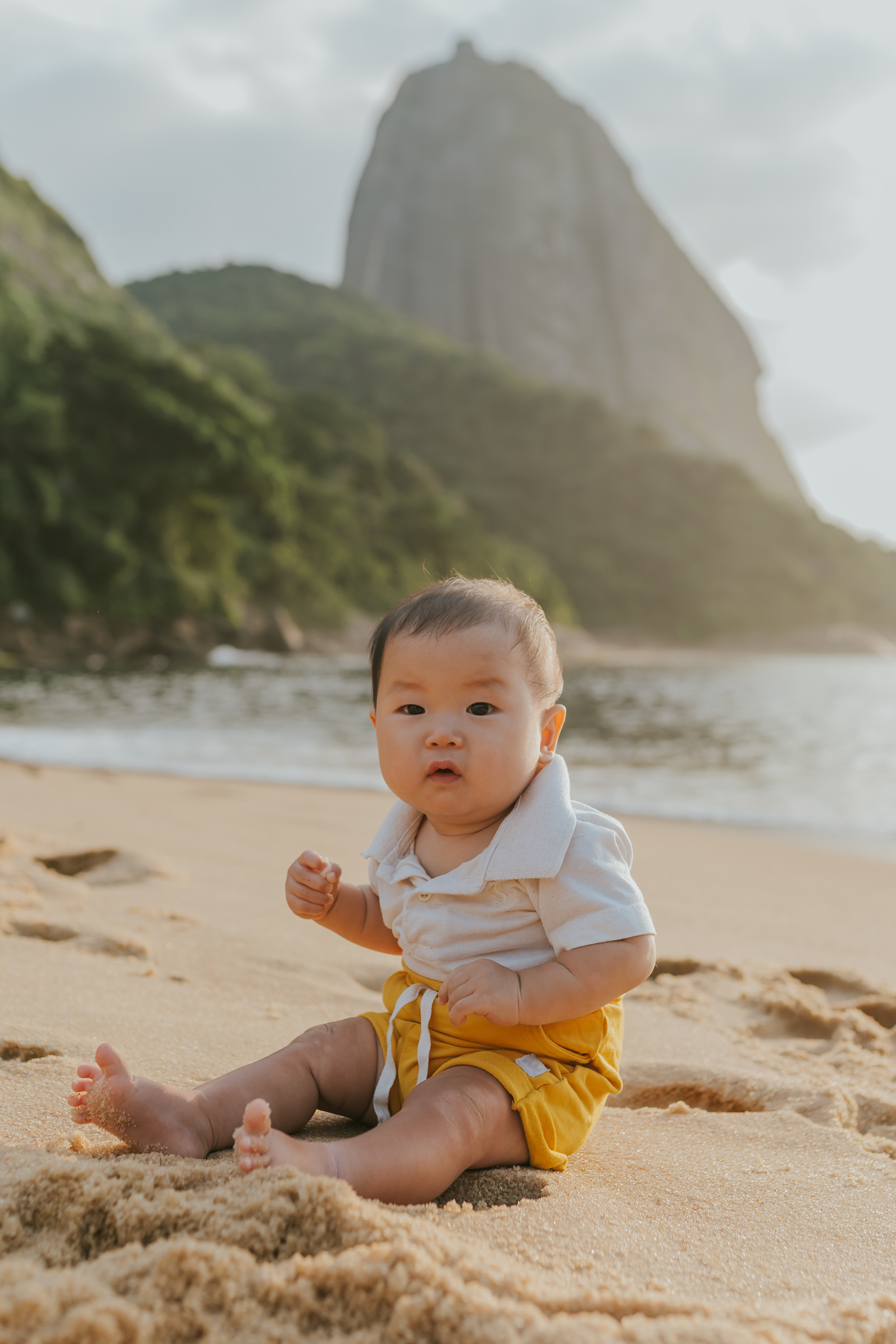 fotografia fotografa ensaio sessão externa na praia vermelha urca Rio de Janeiro rj bruna Guerson japoneses 