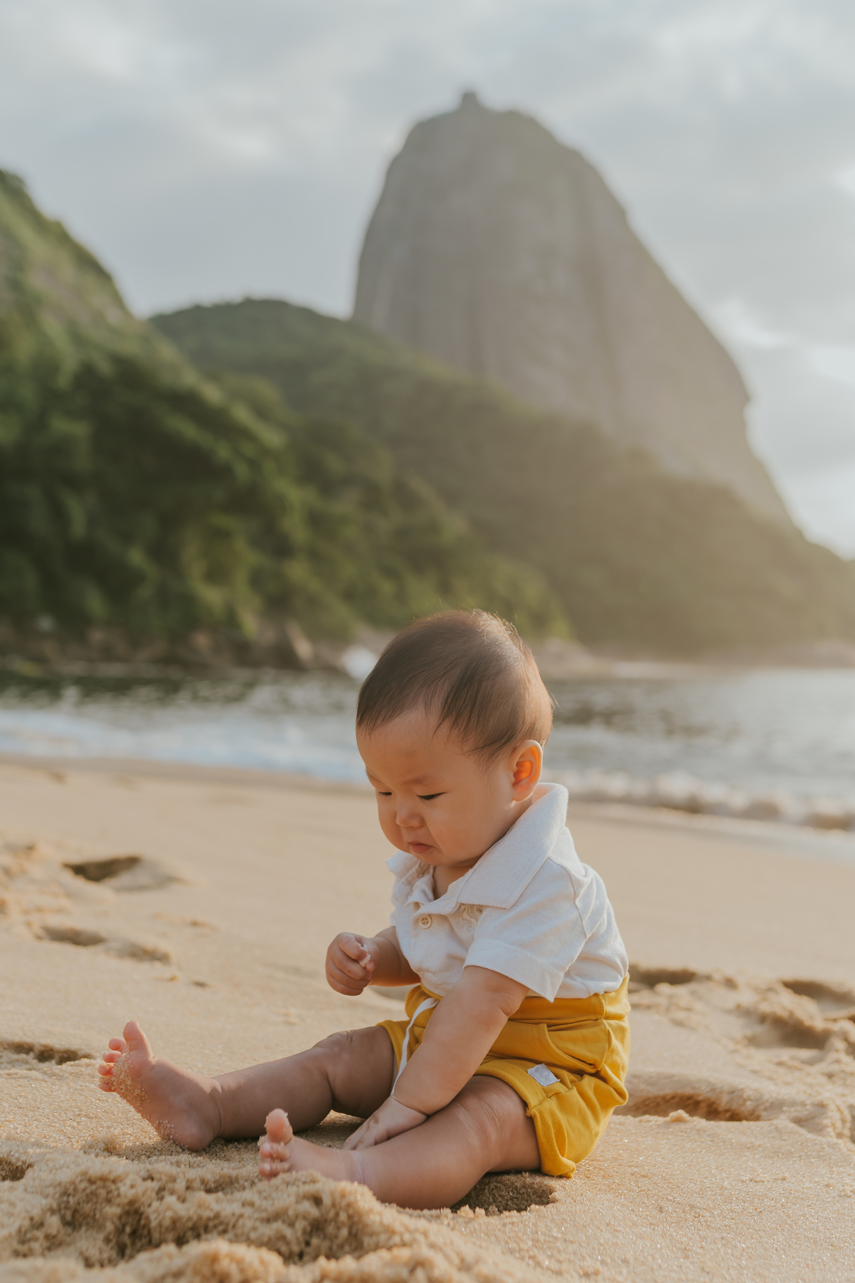 fotografia fotografa ensaio sessão externa na praia vermelha urca Rio de Janeiro rj bruna Guerson japoneses 