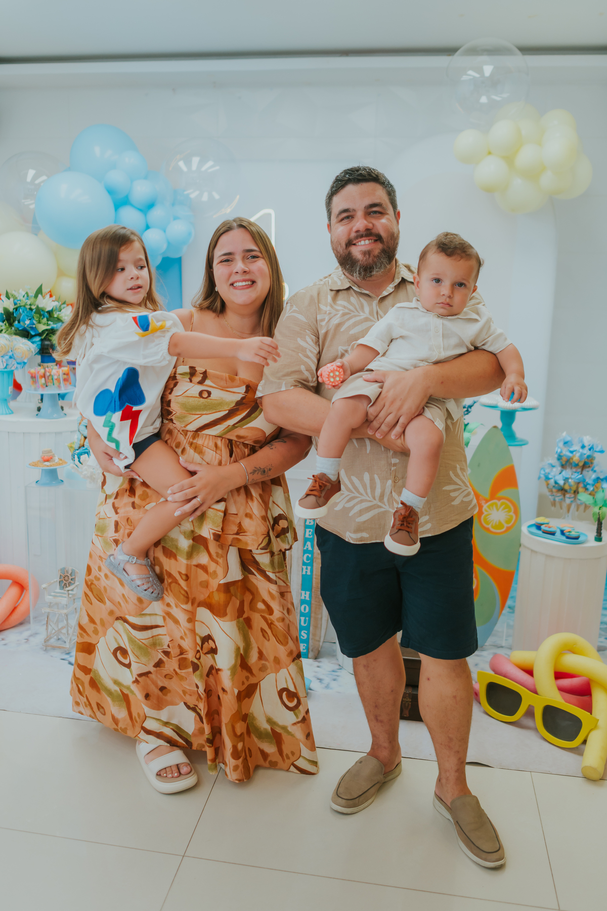 fotografa fotografia familia festa infantil 1 ano augusto barra da Tijuca Río de Janeiro rj tema praia bruna Guerson 