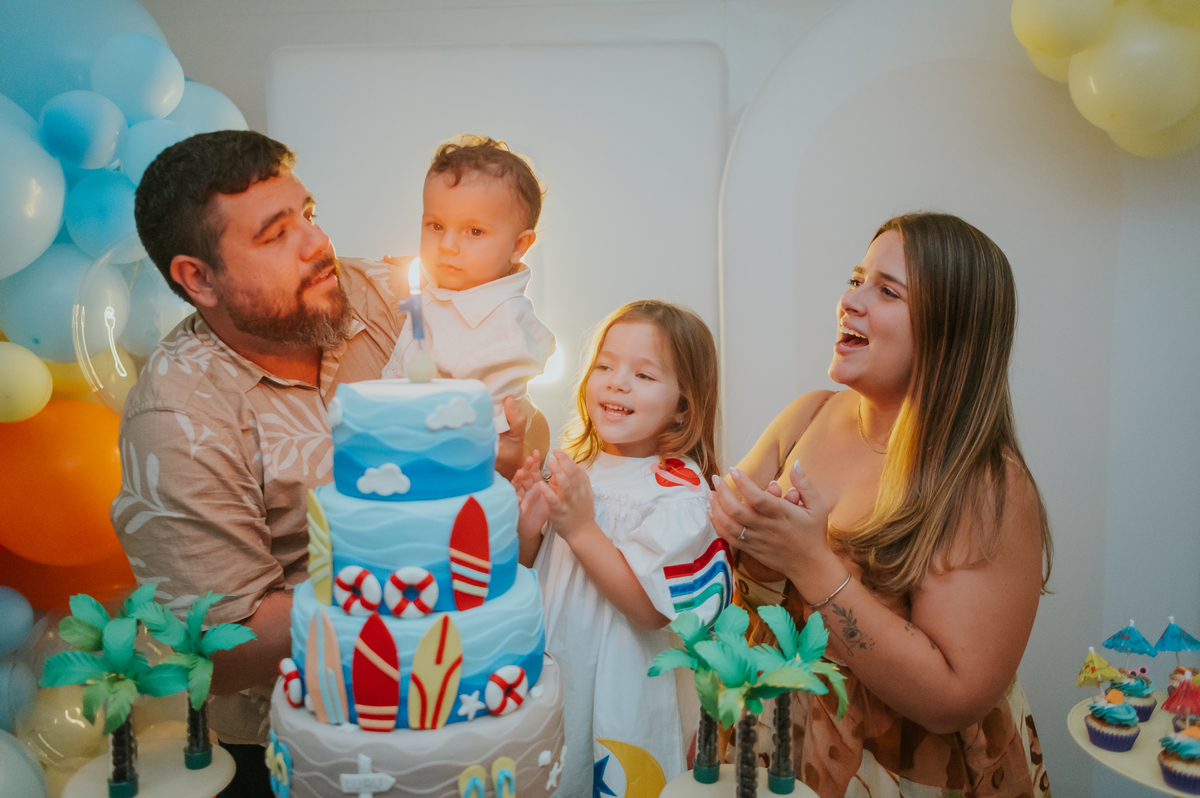 fotografa fotografia familia festa infantil 1 ano augusto barra da Tijuca Río de Janeiro rj tema praia bruna Guerson 