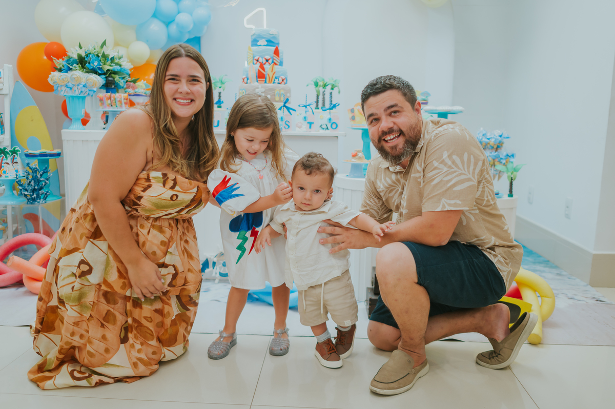 fotografa fotografia familia festa infantil 1 ano augusto barra da Tijuca Río de Janeiro rj tema praia bruna Guerson 
