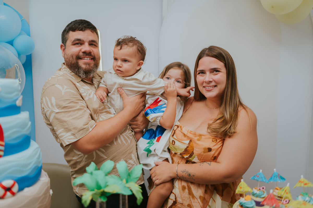 fotografa fotografia familia festa infantil 1 ano augusto barra da Tijuca Río de Janeiro rj tema praia bruna Guerson 
