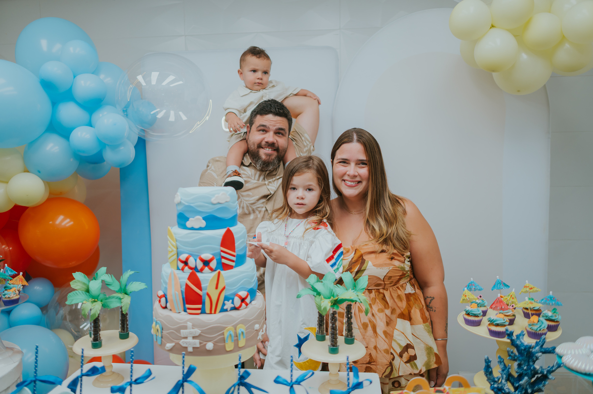 fotografa fotografia familia festa infantil 1 ano augusto barra da Tijuca Río de Janeiro rj tema praia bruna Guerson 