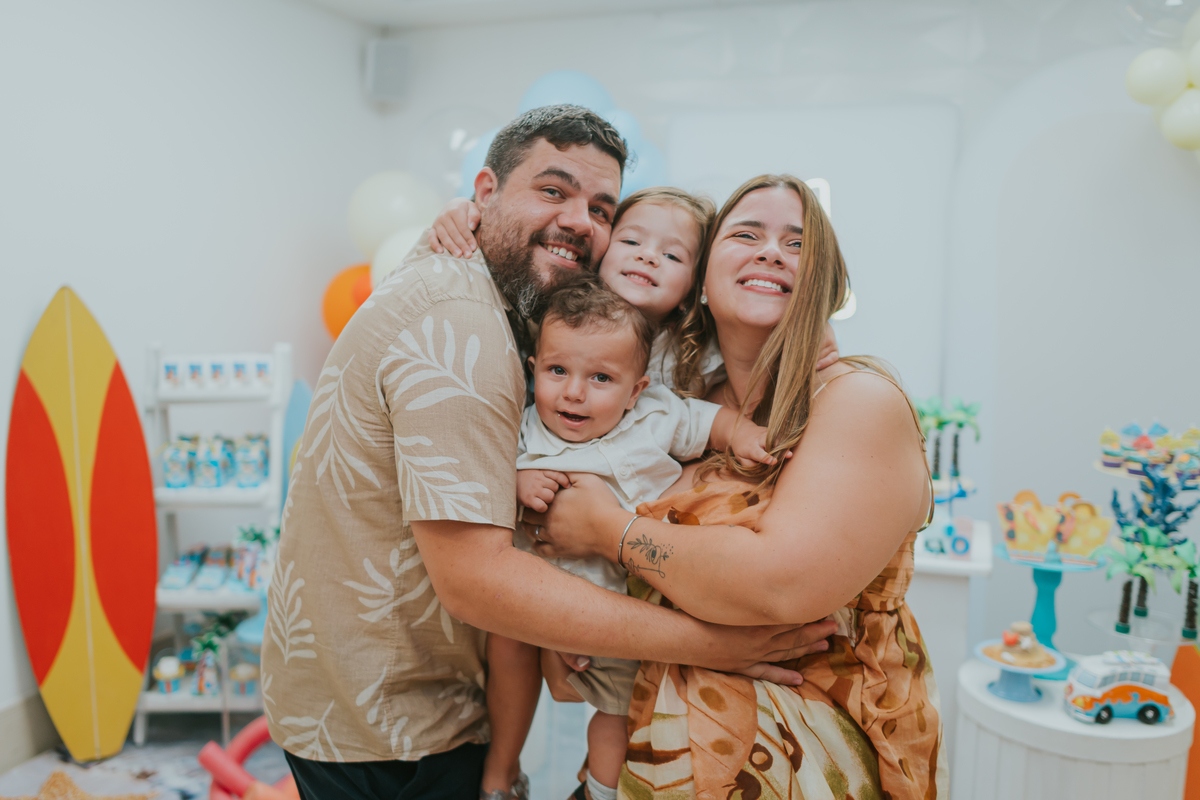 fotografa fotografia familia festa infantil 1 ano augusto barra da Tijuca Río de Janeiro rj tema praia bruna Guerson 