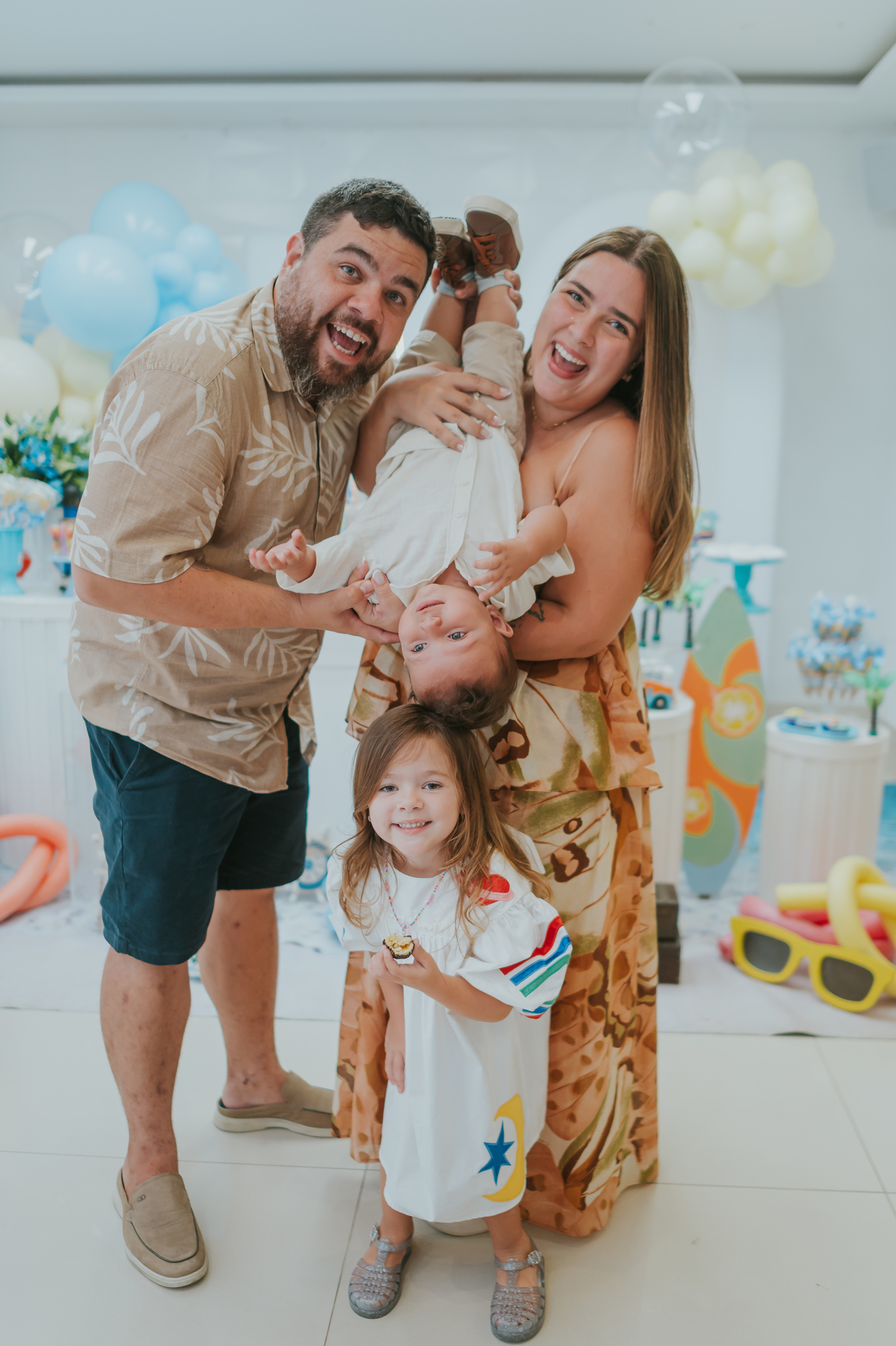 fotografa fotografia familia festa infantil 1 ano augusto barra da Tijuca Río de Janeiro rj tema praia bruna Guerson 