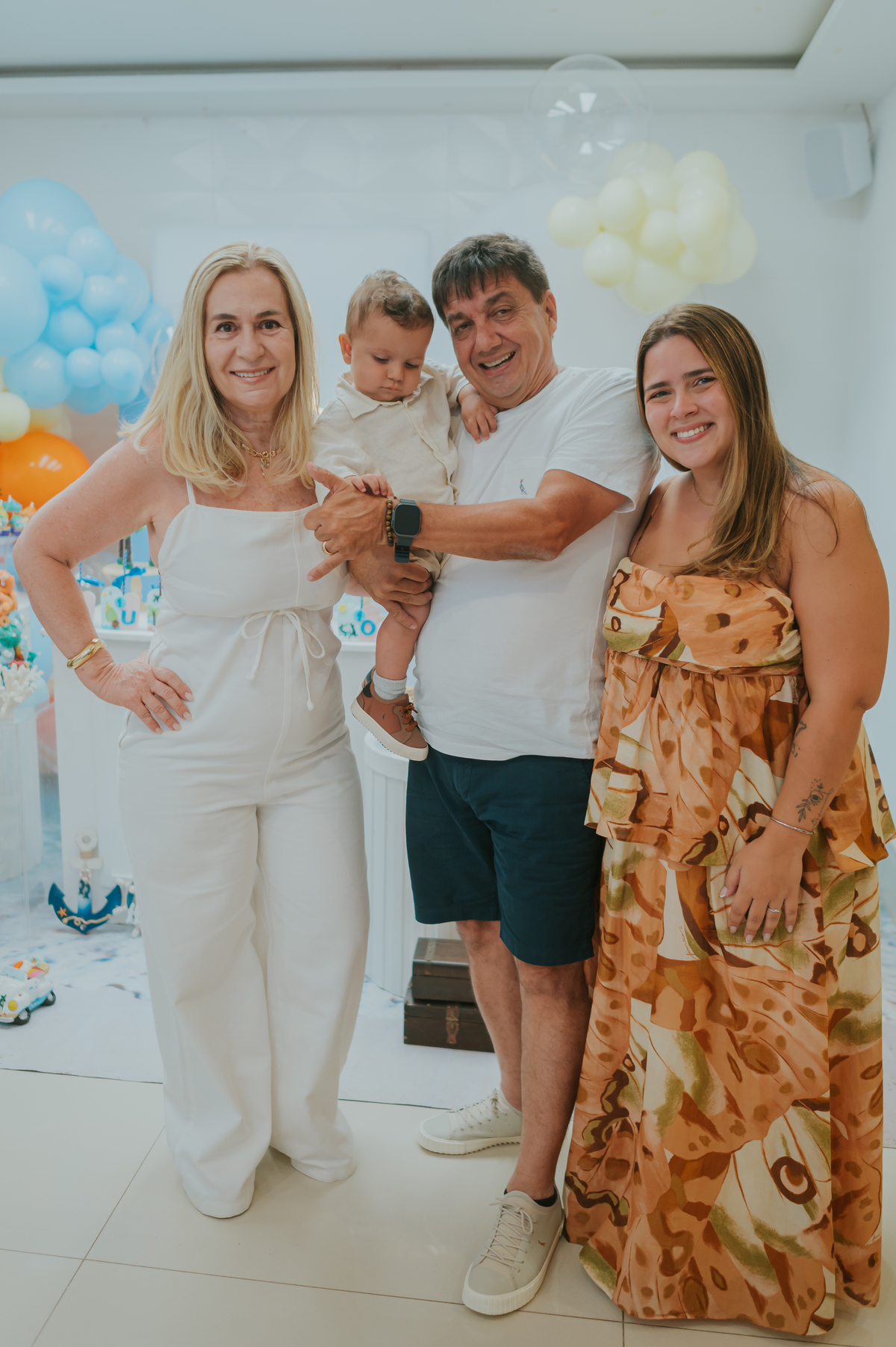 fotografa fotografia familia festa infantil 1 ano augusto barra da Tijuca Río de Janeiro rj tema praia bruna Guerson 
