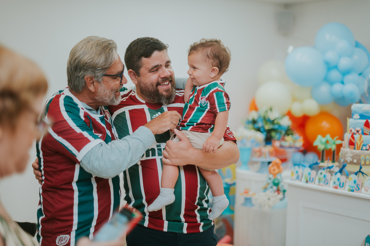 fotografa fotografia familia festa infantil 1 ano augusto barra da Tijuca Río de Janeiro rj tema praia bruna Guerson 