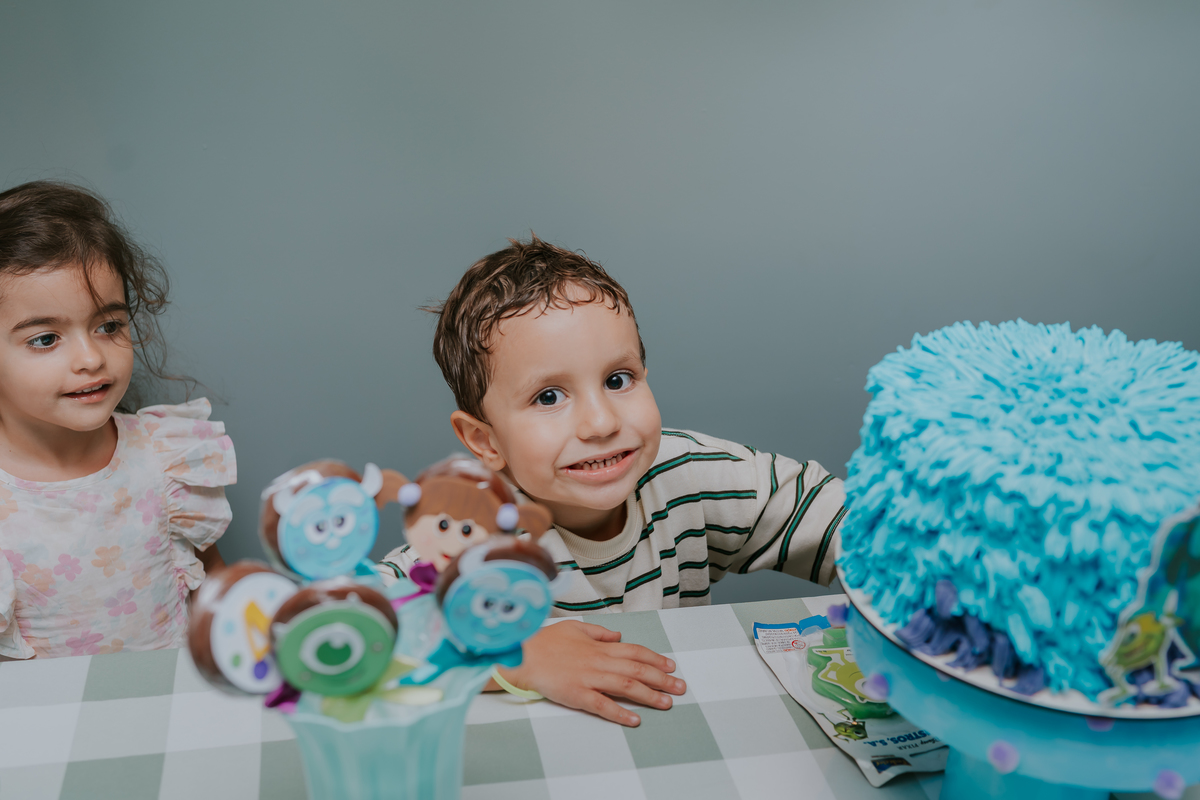 fotografia fotografa festa infantil 4 anos Samuel tema monstros sa botafogo rio de janeiro rj familia 