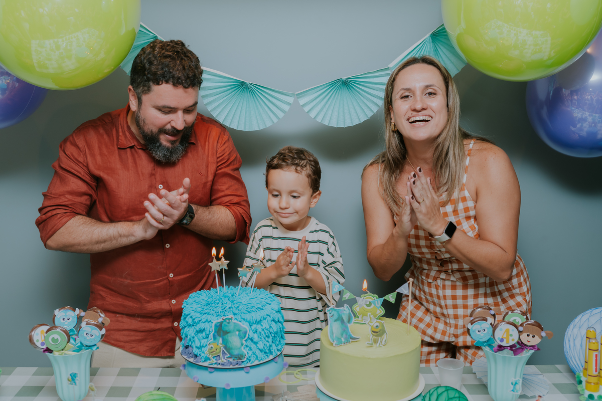 fotografia fotografa festa infantil 4 anos Samuel tema monstros sa botafogo rio de janeiro rj familia 