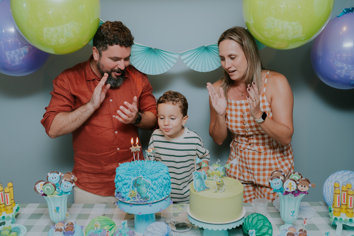 fotografia fotografa festa infantil 4 anos Samuel tema monstros sa botafogo rio de janeiro rj familia 