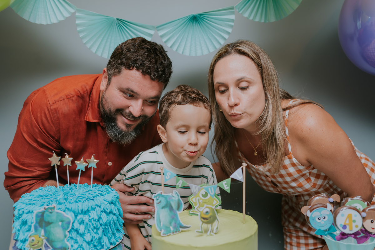 fotografia fotografa festa infantil 4 anos Samuel tema monstros sa botafogo rio de janeiro rj familia 