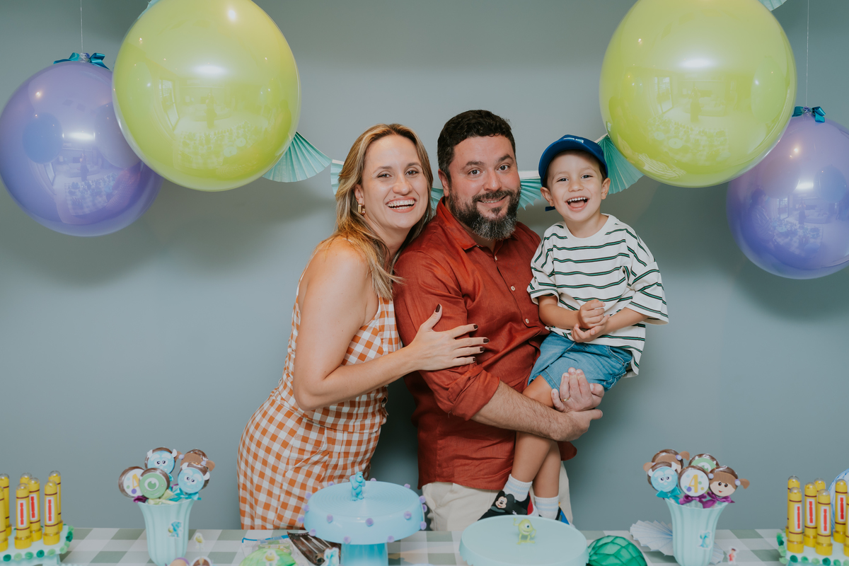 fotografia fotografa festa infantil 4 anos Samuel tema monstros sa botafogo rio de janeiro rj familia 