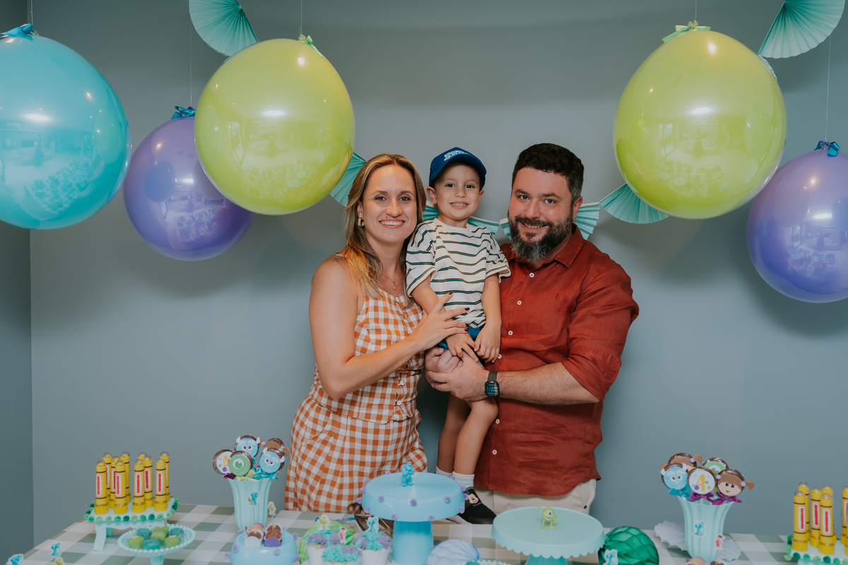 fotografia fotografa festa infantil 4 anos Samuel tema monstros sa botafogo rio de janeiro rj familia 