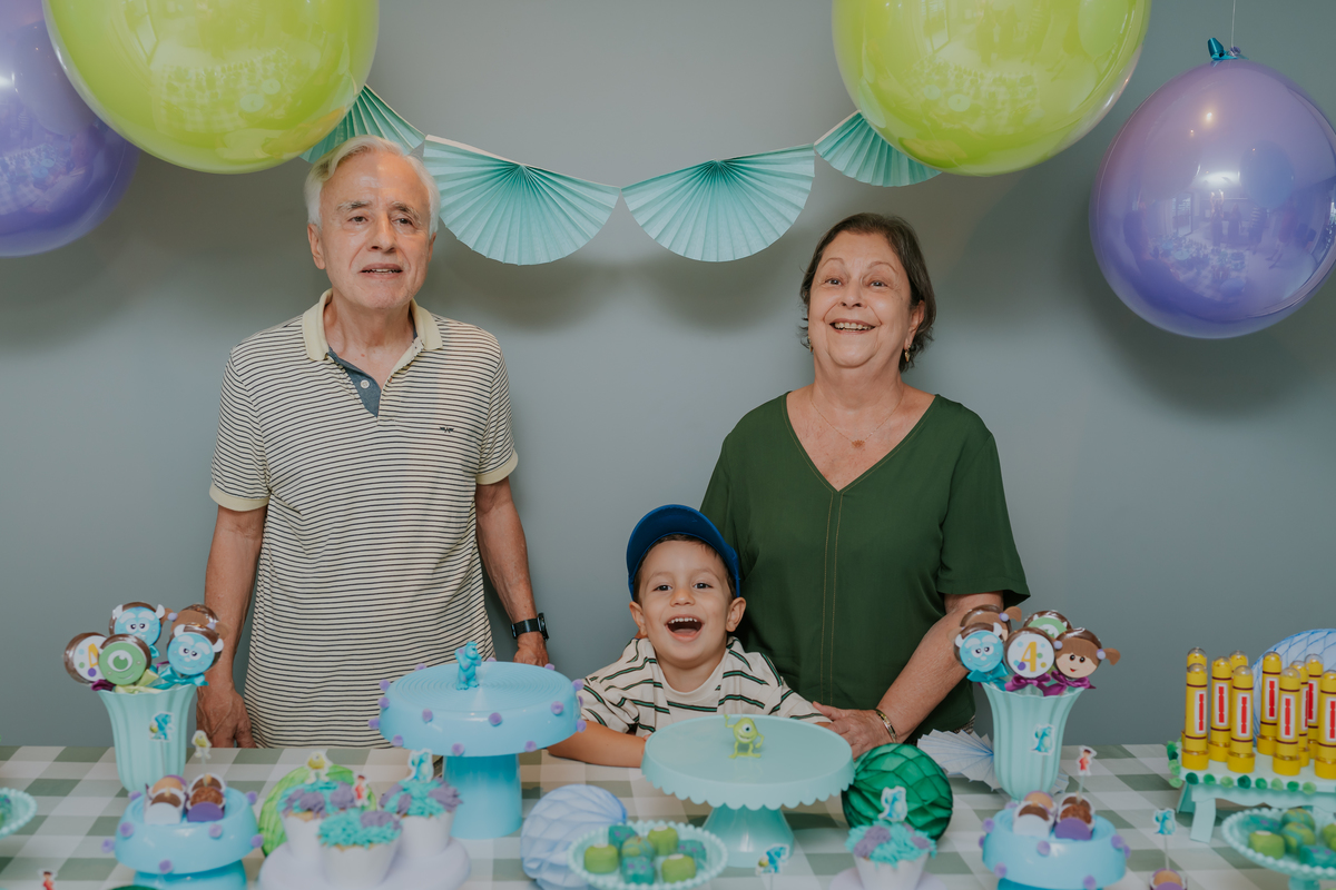 fotografia fotografa festa infantil 4 anos Samuel tema monstros sa botafogo rio de janeiro rj familia 
